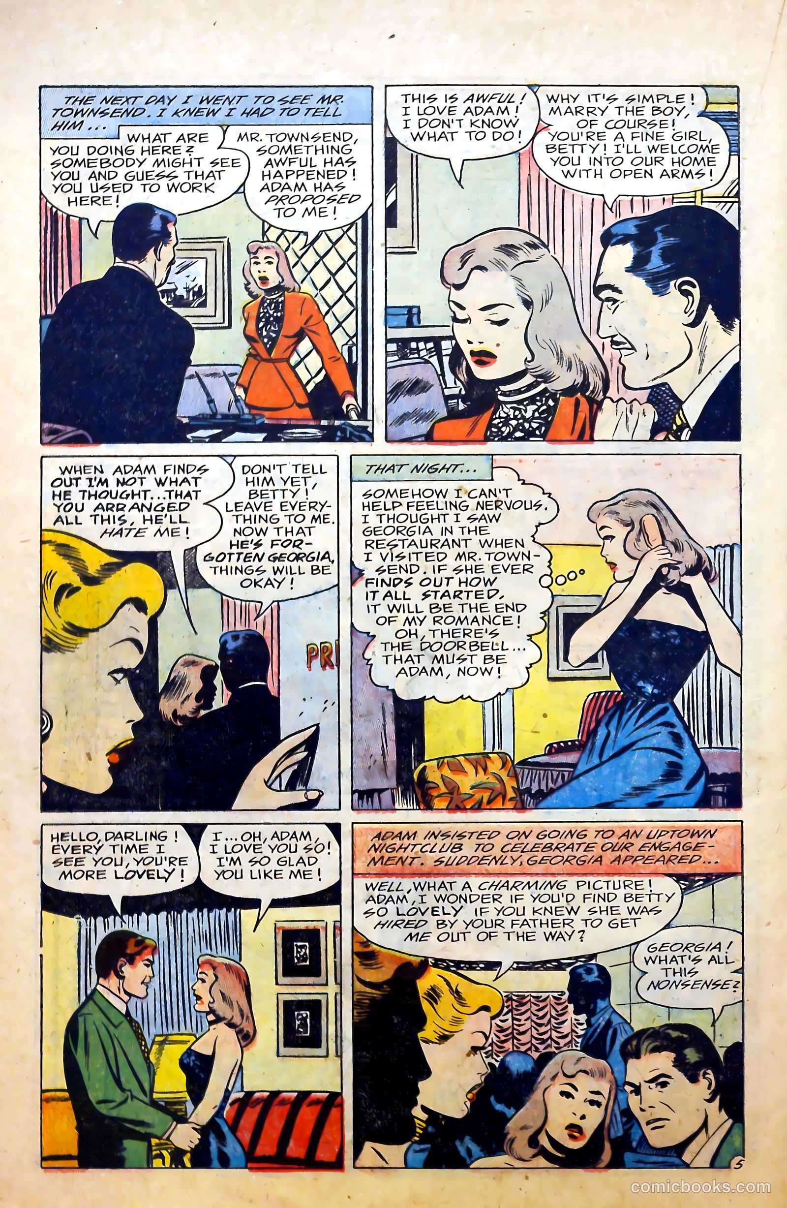 Love at First Sight #43 (1956) — page 22 of 36