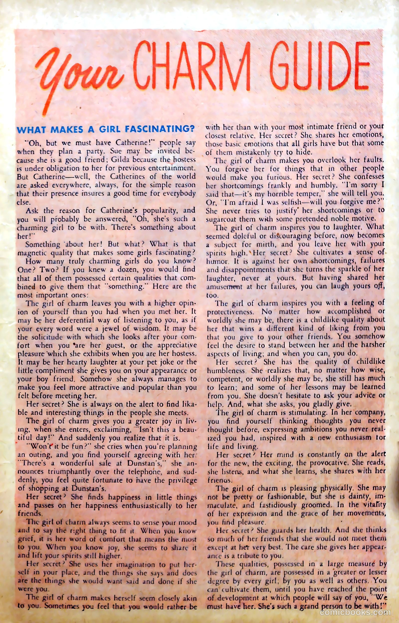 Love at First Sight #5 (1950) — page 25 of 36