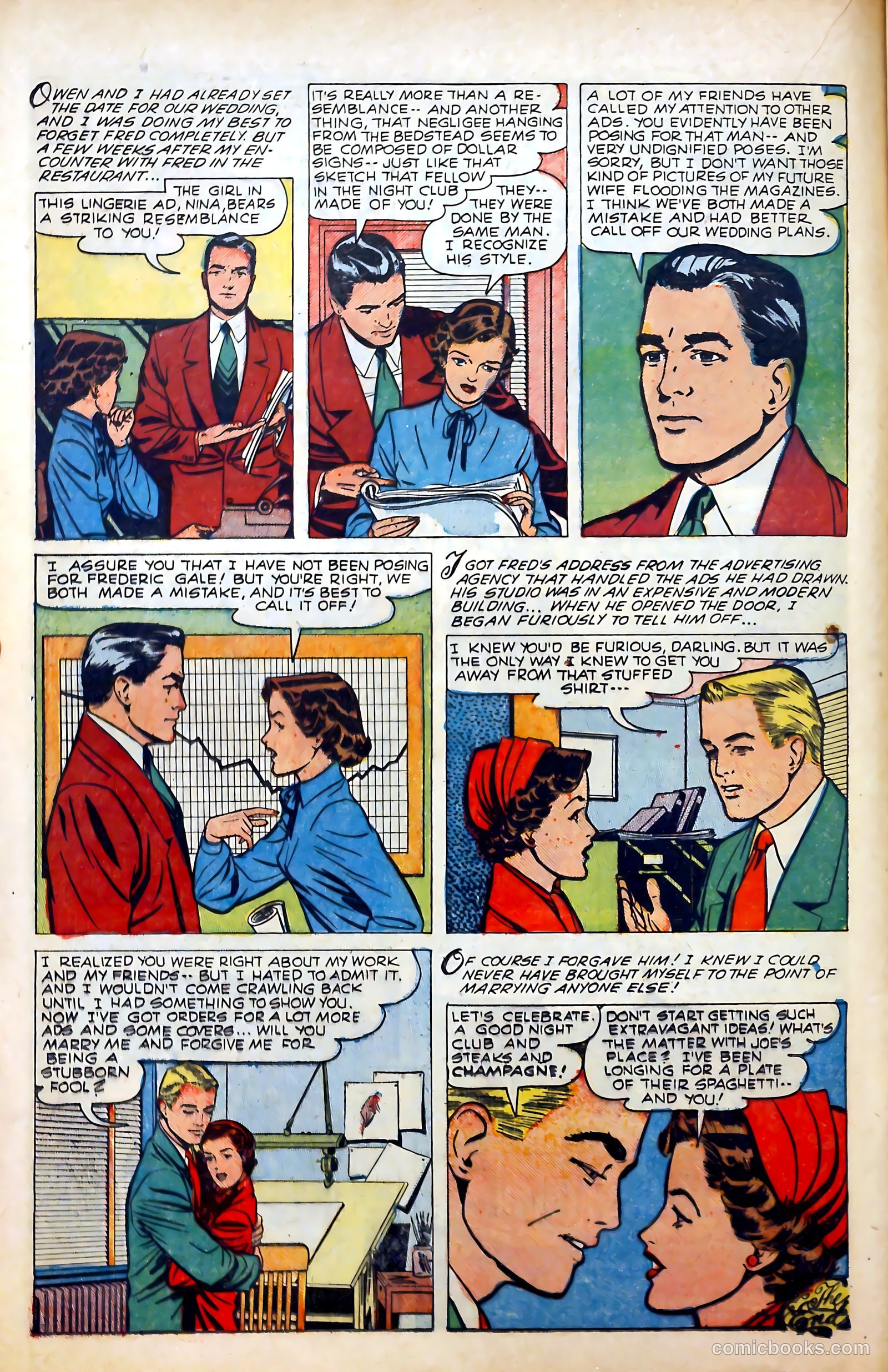 Love at First Sight #6 (1950) — page 16 of 36