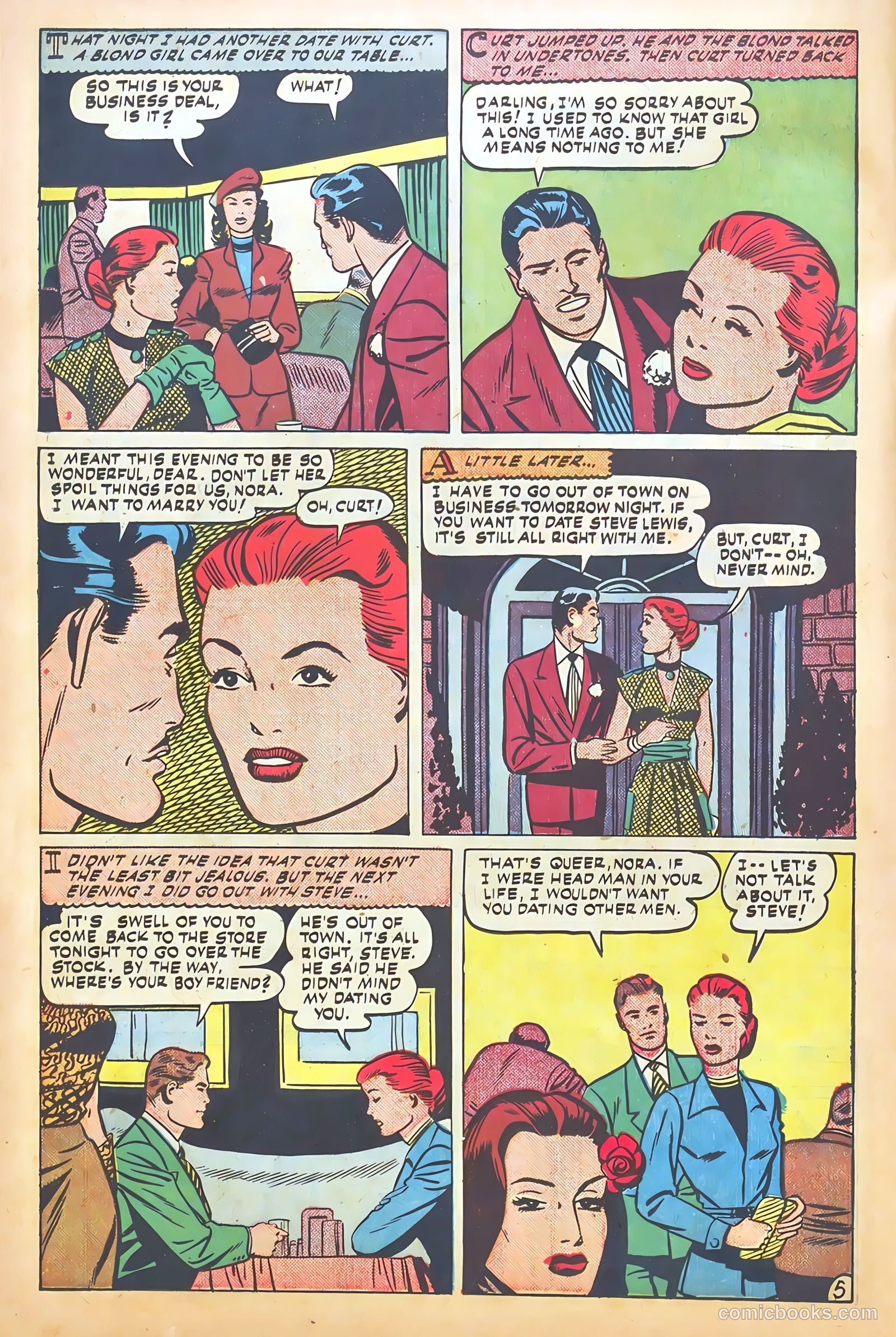 Love at First Sight #7 (1951) — page 22 of 36