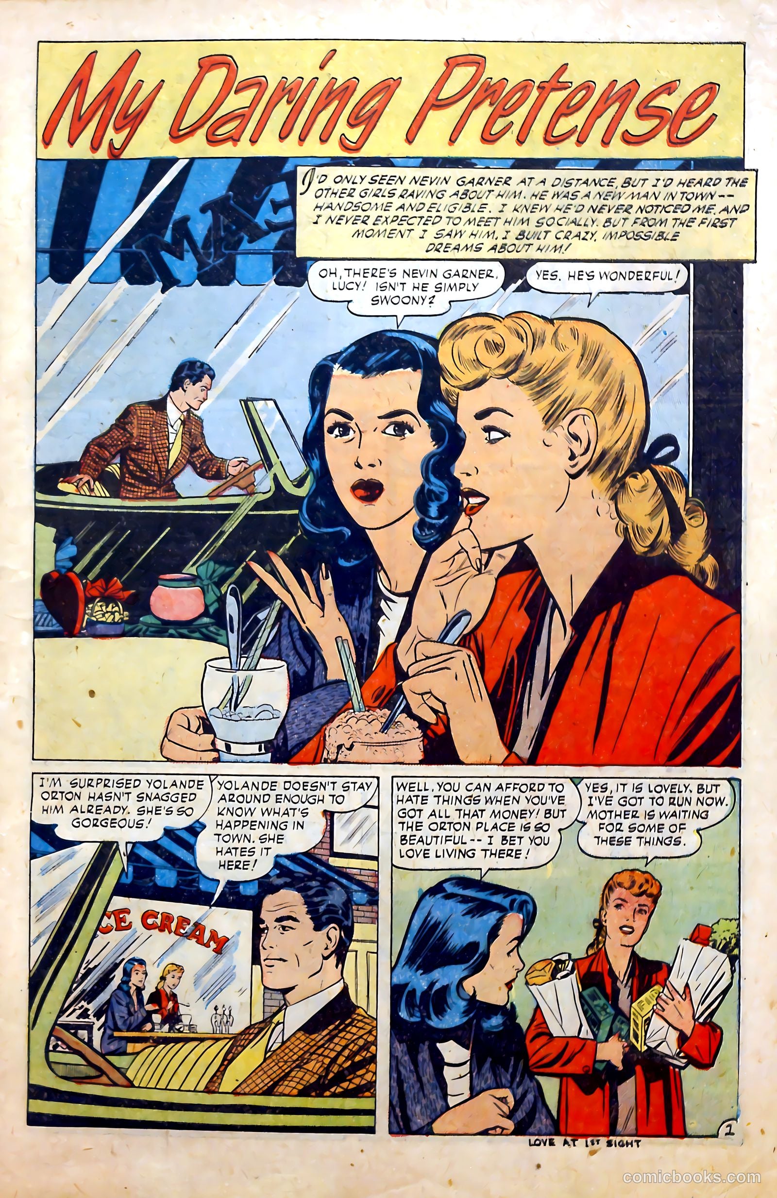Love at First Sight #8 (1951) — page 3 of 36