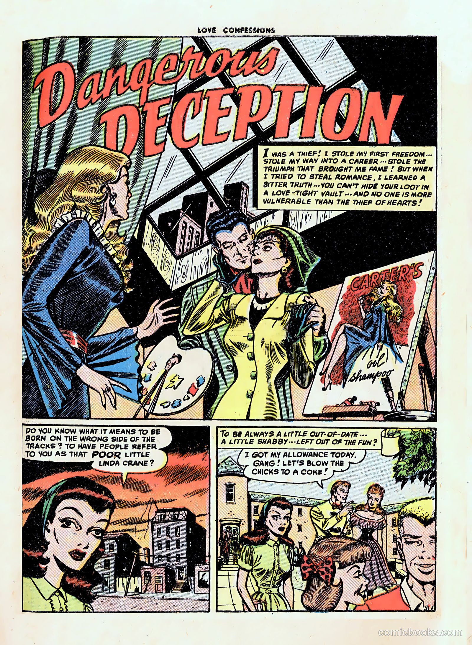 Love Confessions #1 (1949) — page 3 of 36