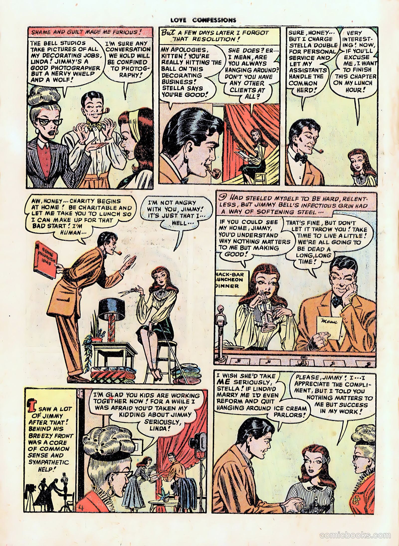 Love Confessions #1 (1949) — page 6 of 36