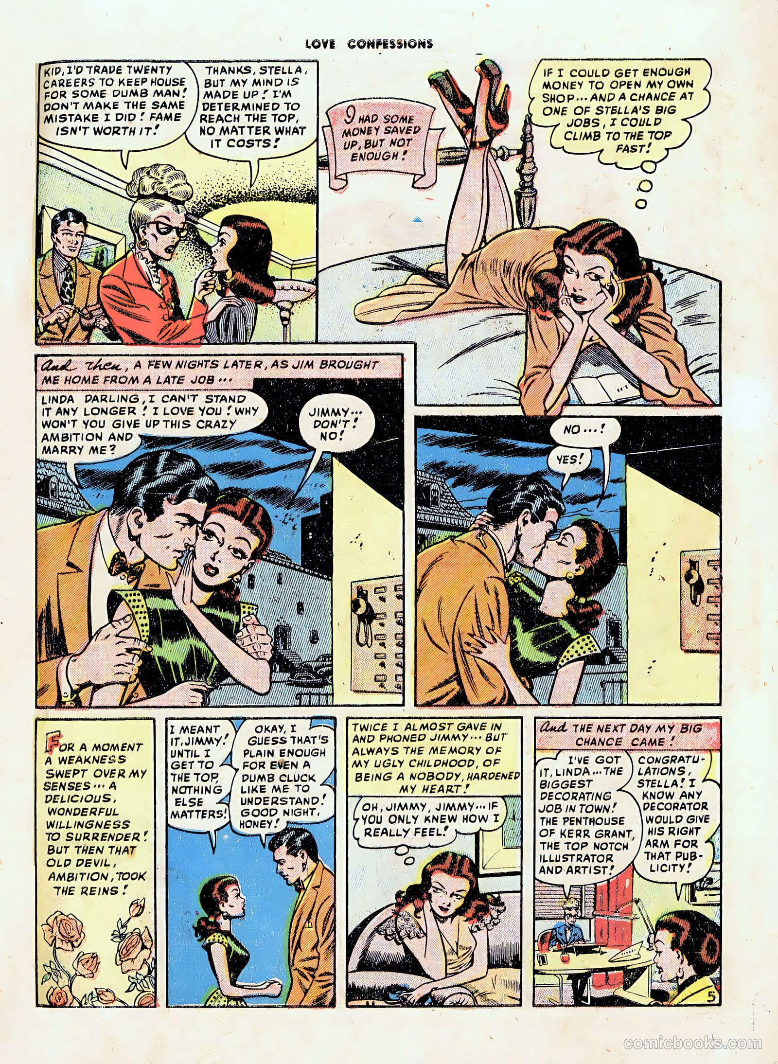 Love Confessions #1 (1949) — page 7 of 36