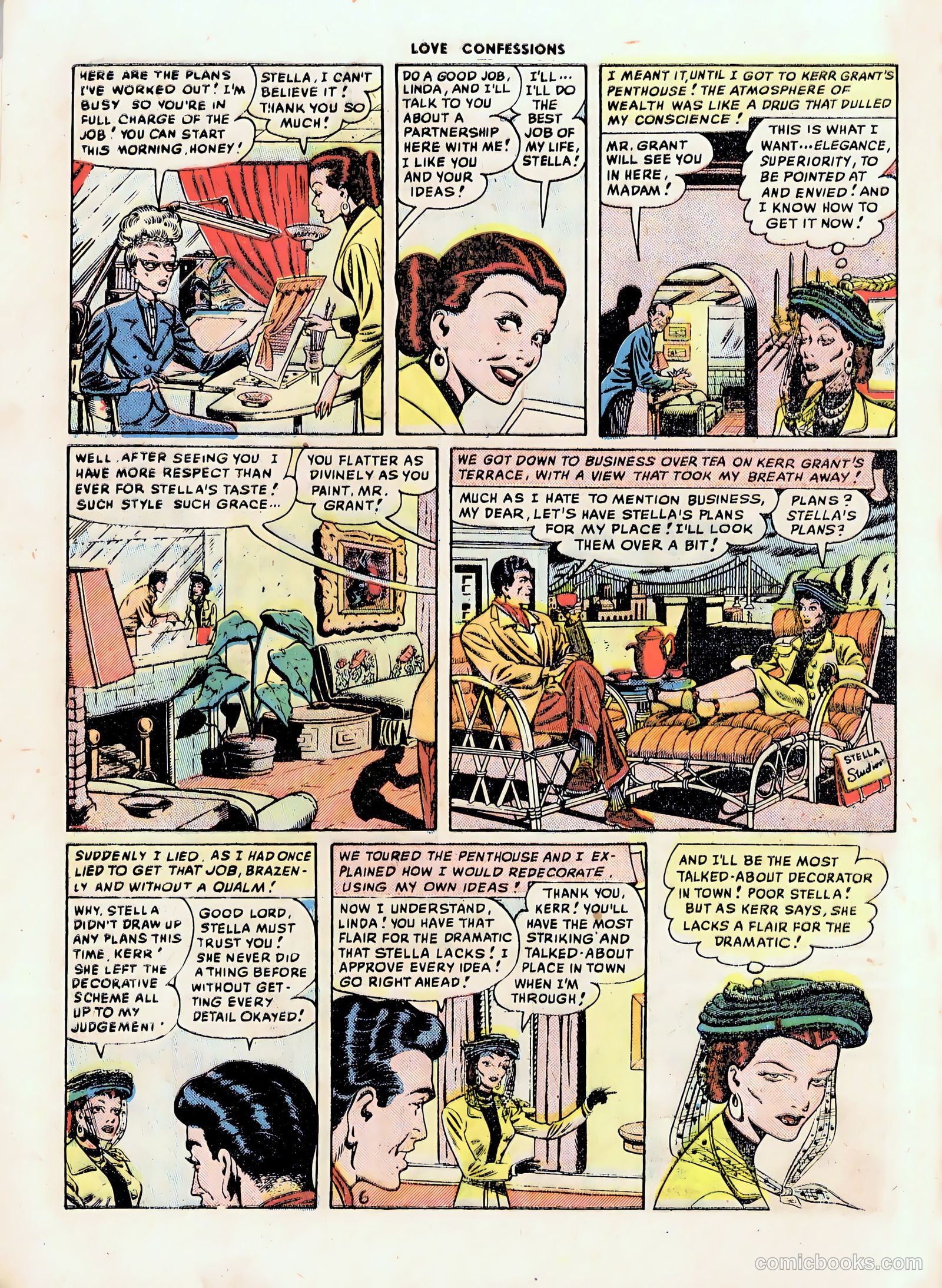 Love Confessions #1 (1949) — page 8 of 36