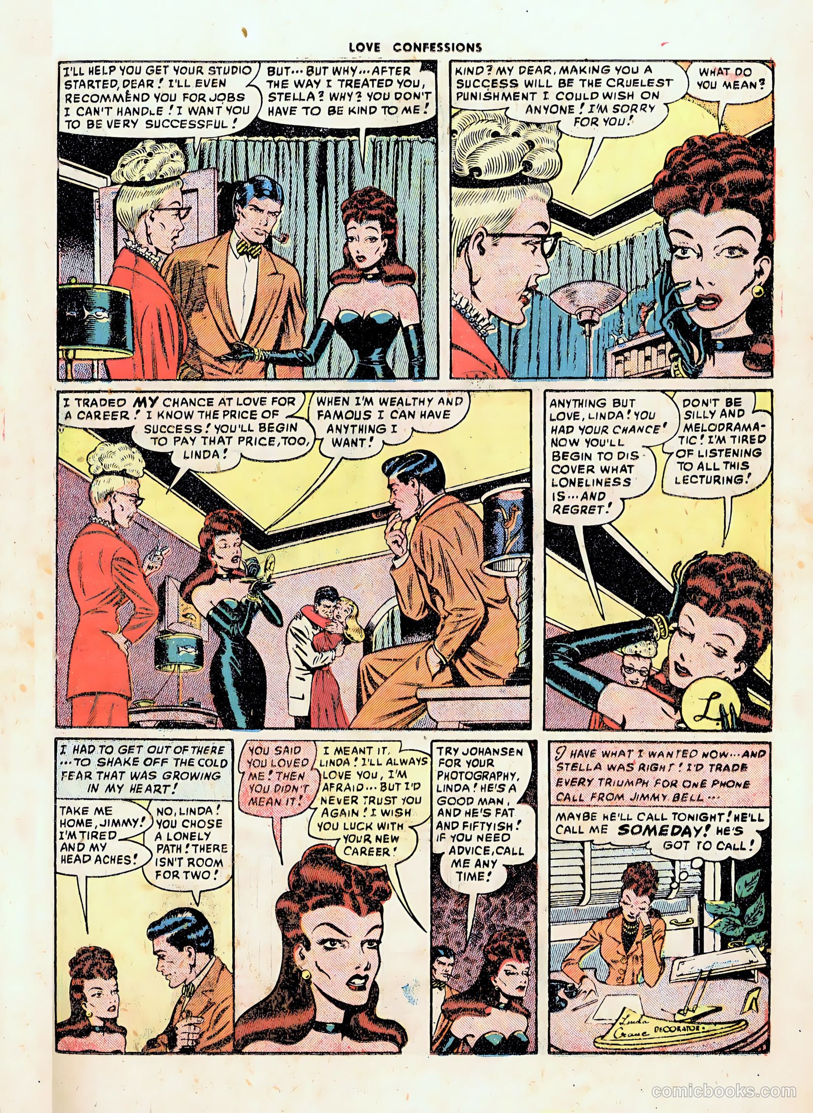 Love Confessions #1 (1949) — page 11 of 36