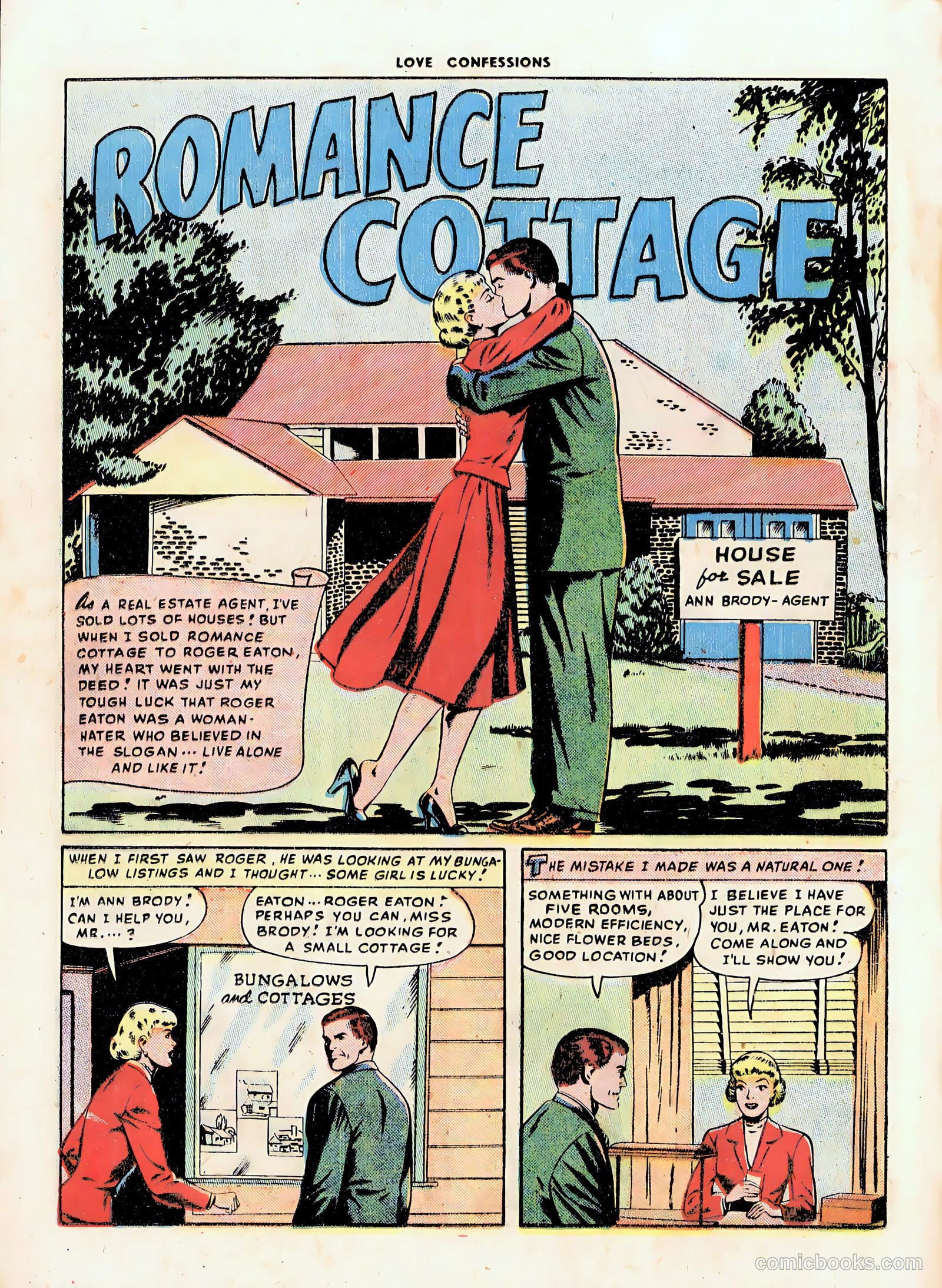 Love Confessions #1 (1949) — page 12 of 36