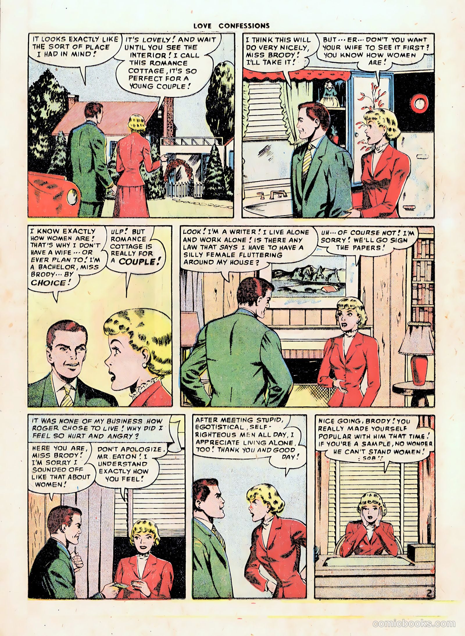Love Confessions #1 (1949) — page 13 of 36