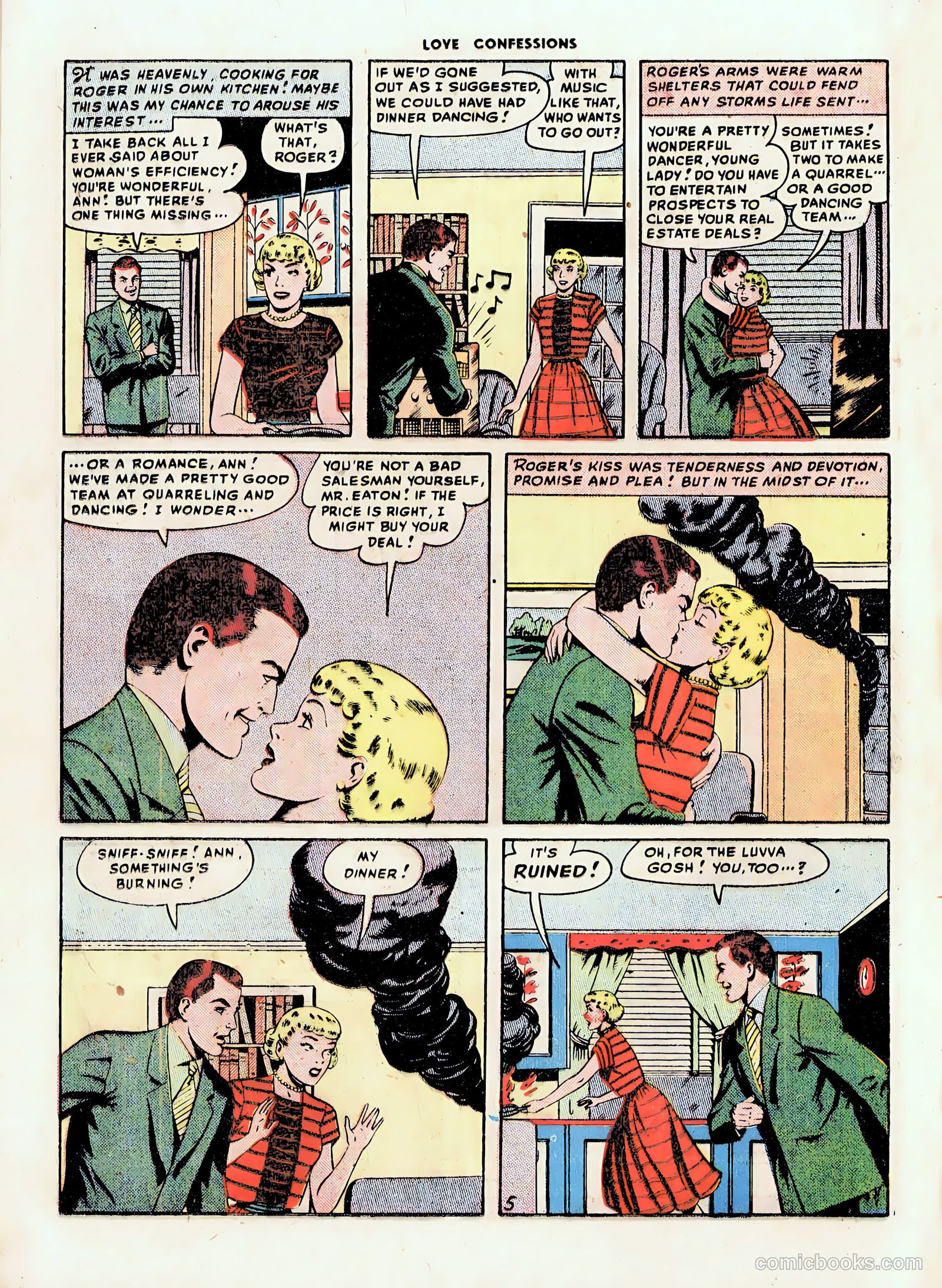 Love Confessions #1 (1949) — page 16 of 36