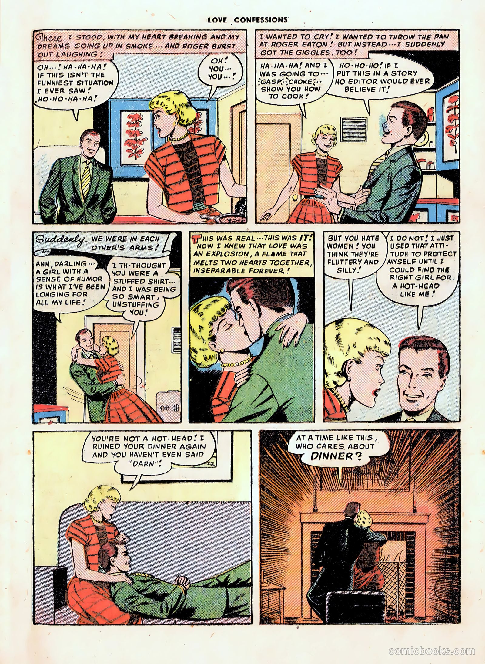 Love Confessions #1 (1949) — page 17 of 36