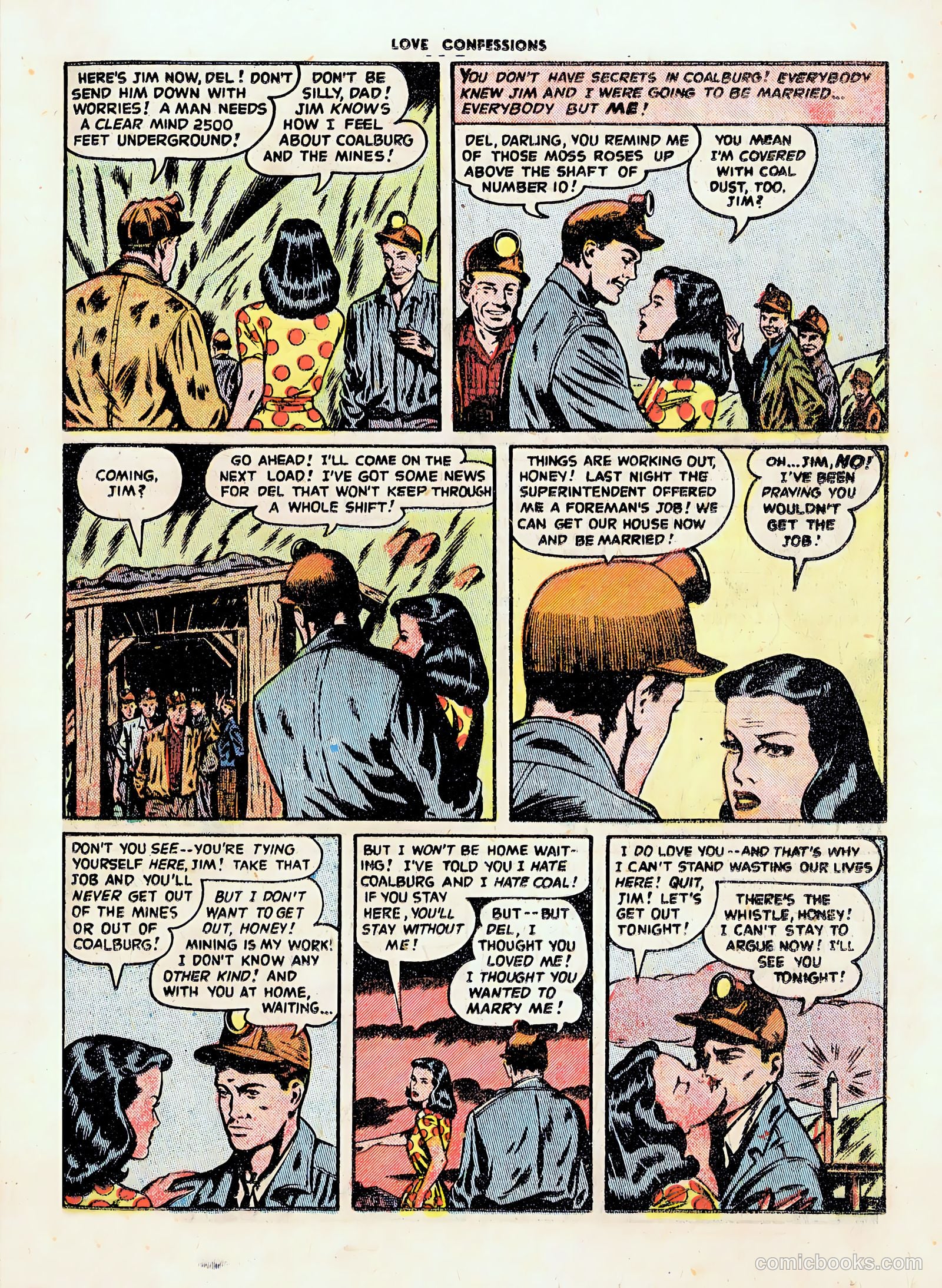 Love Confessions #1 (1949) — page 19 of 36