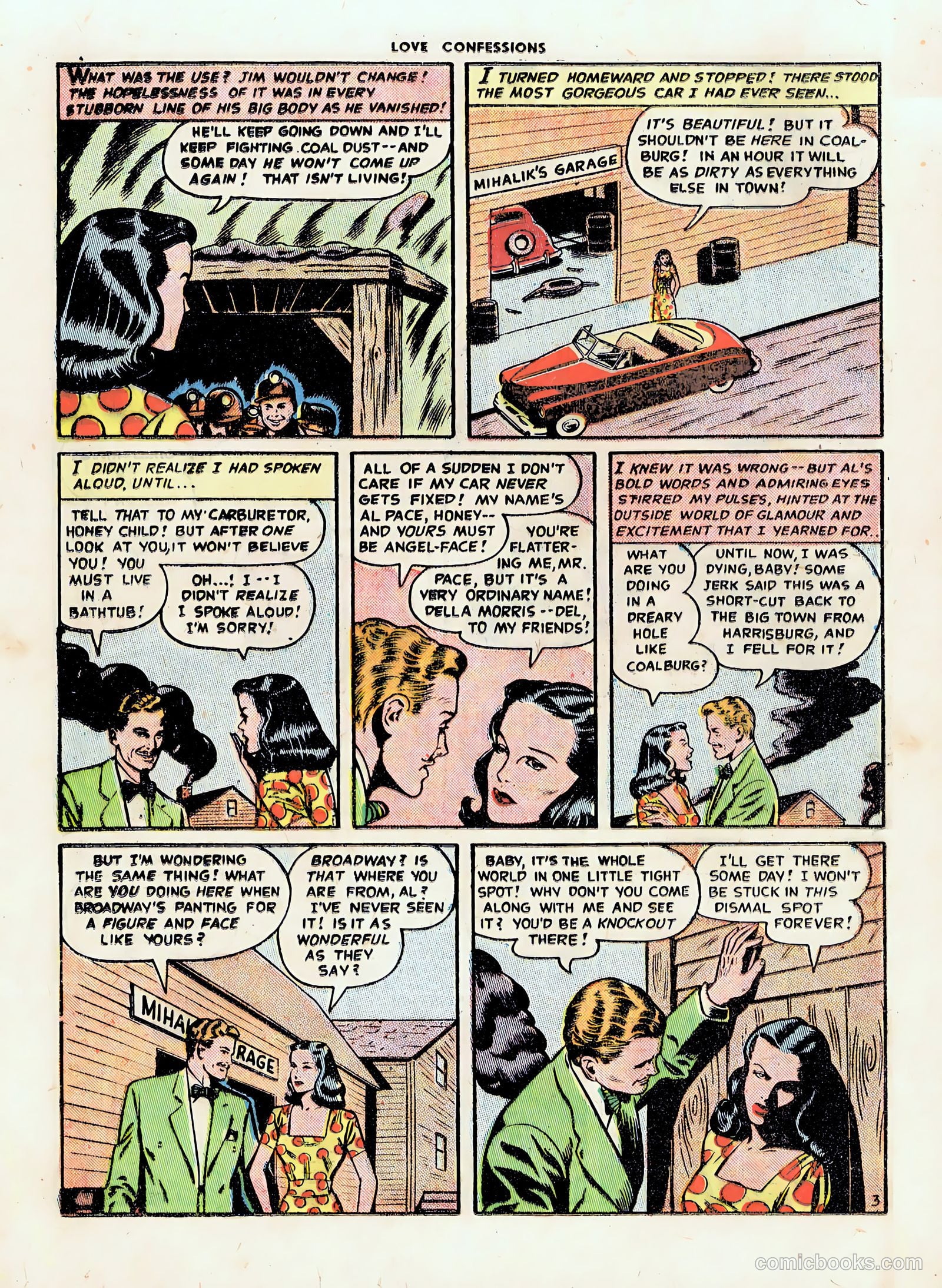 Love Confessions #1 (1949) — page 20 of 36
