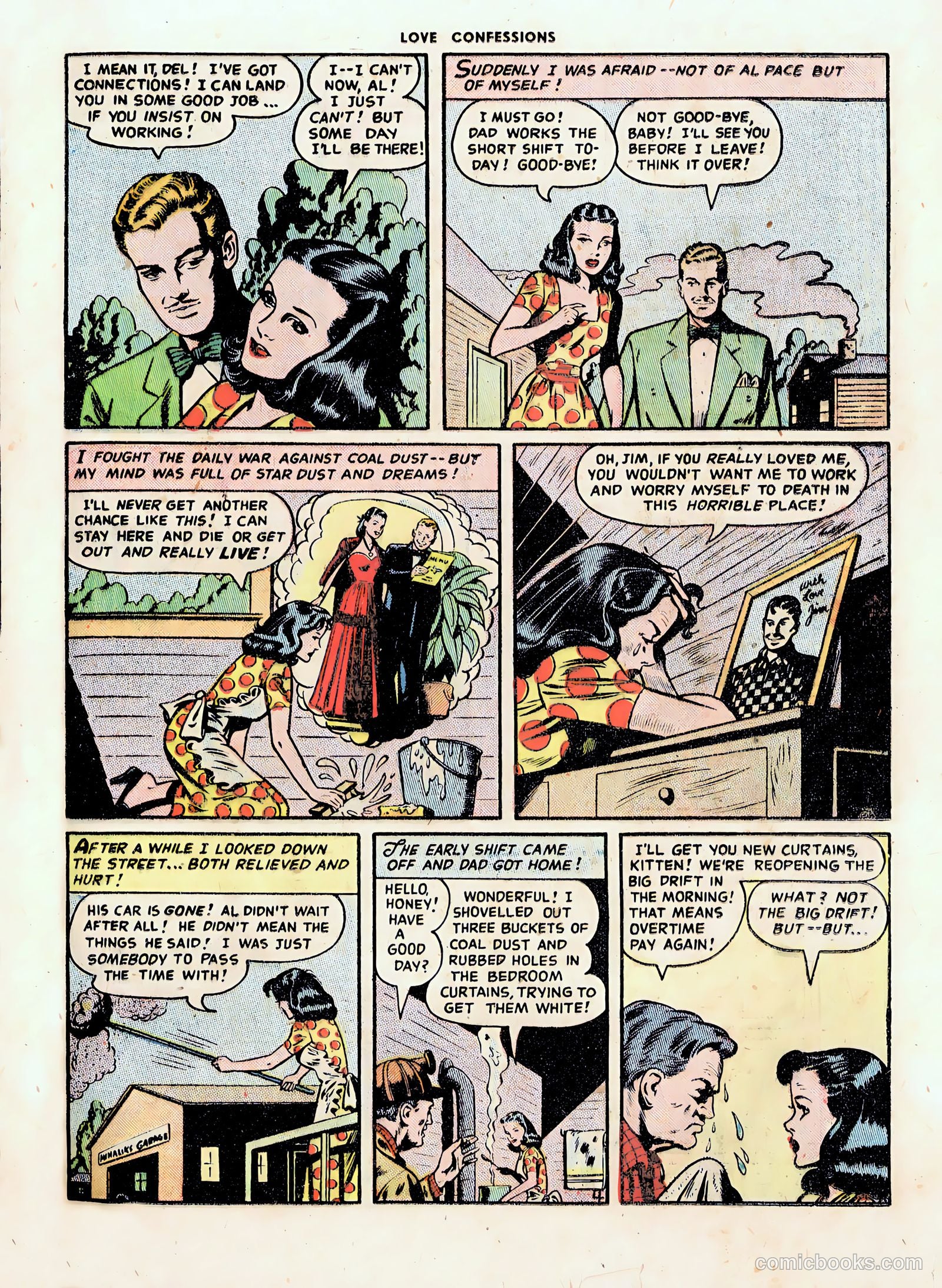 Love Confessions #1 (1949) — page 21 of 36