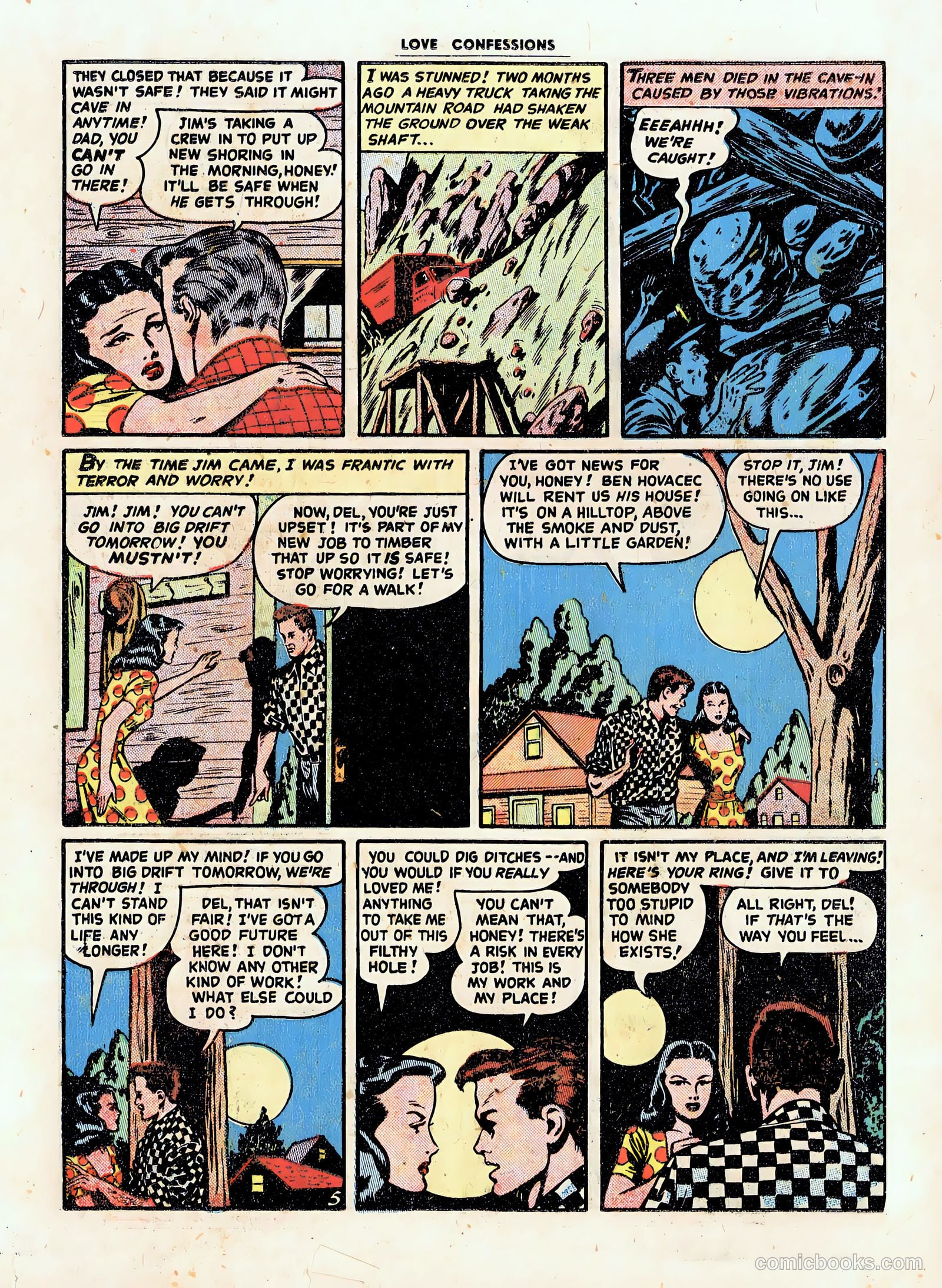 Love Confessions #1 (1949) — page 22 of 36