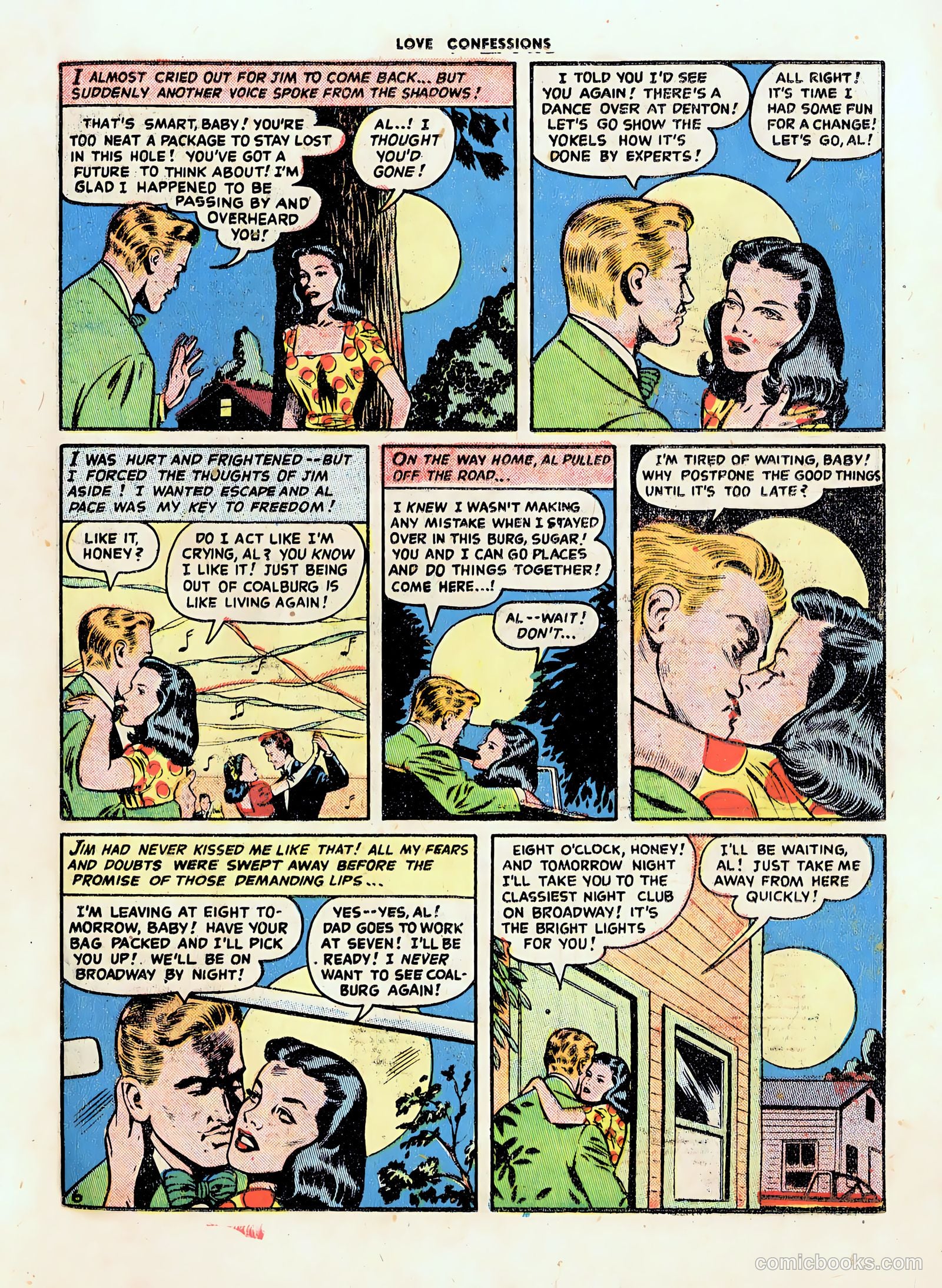 Love Confessions #1 (1949) — page 23 of 36