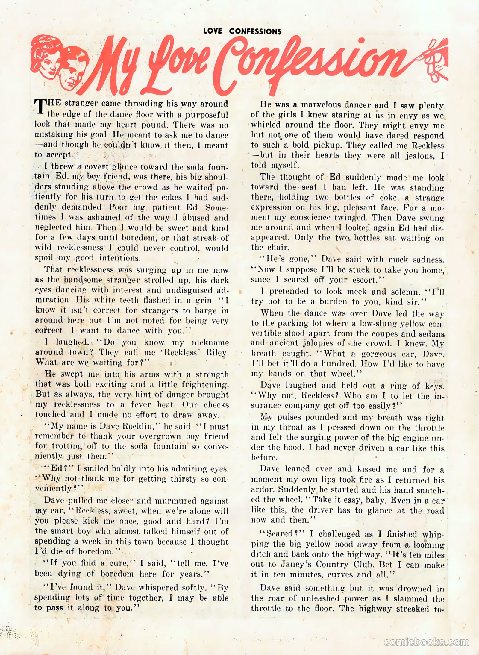Love Confessions #1 (1949) — page 26 of 36
