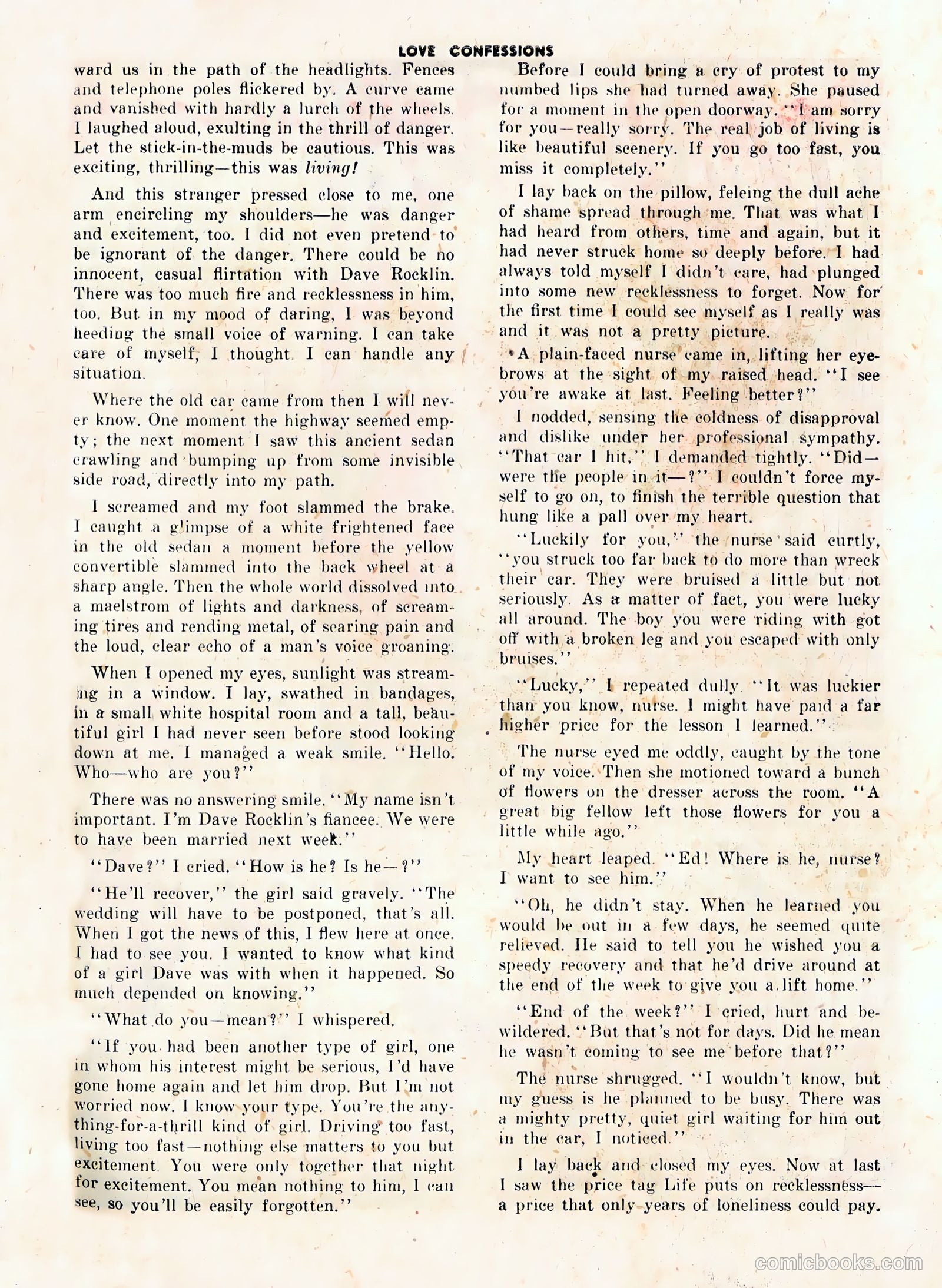 Love Confessions #1 (1949) — page 27 of 36
