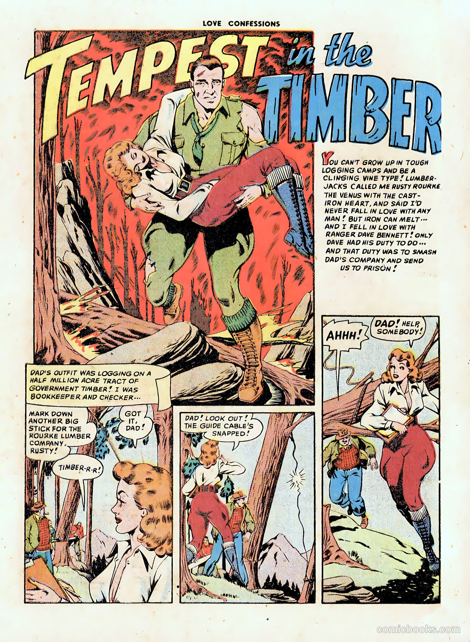 Love Confessions #1 (1949) — page 28 of 36