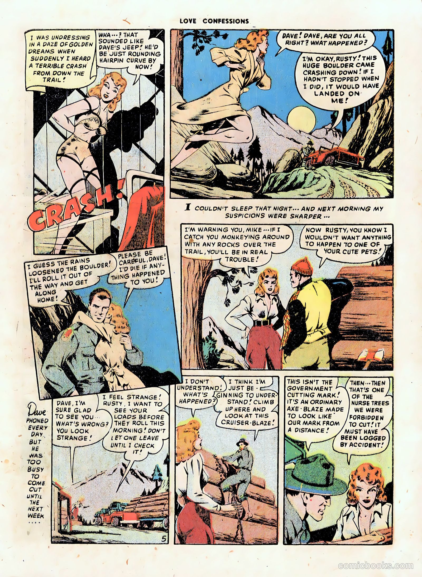 Love Confessions #1 (1949) — page 32 of 36