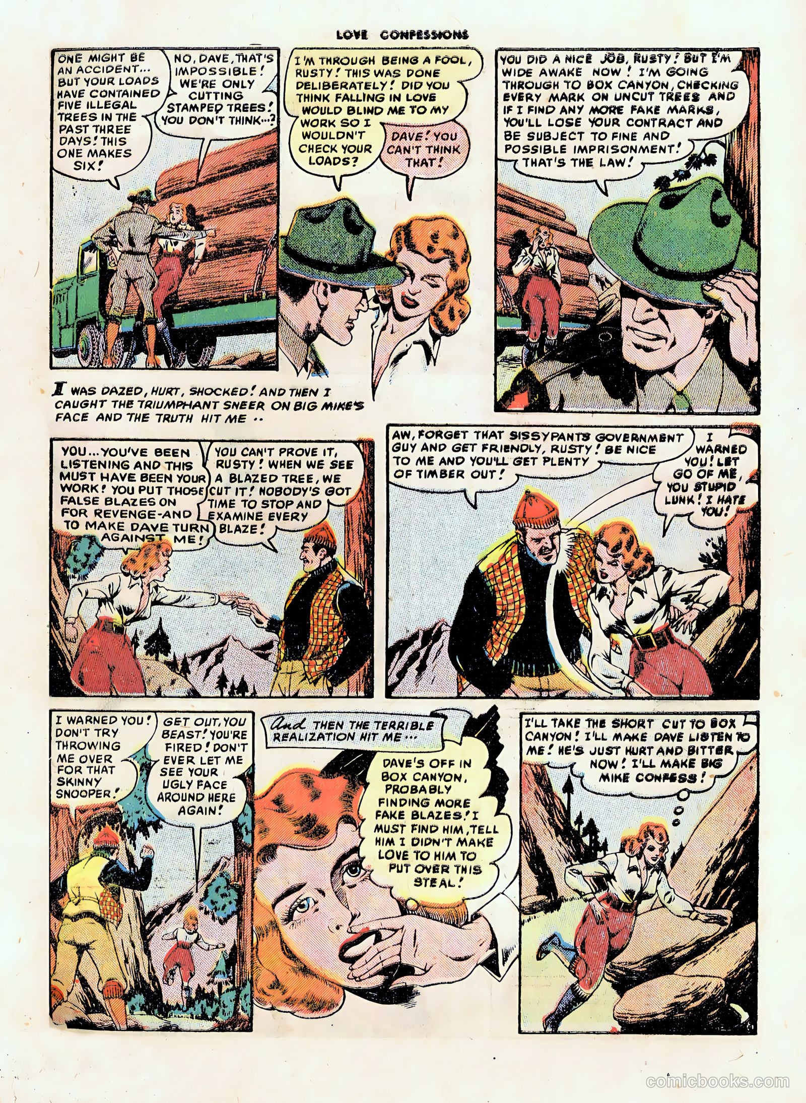 Love Confessions #1 (1949) — page 33 of 36