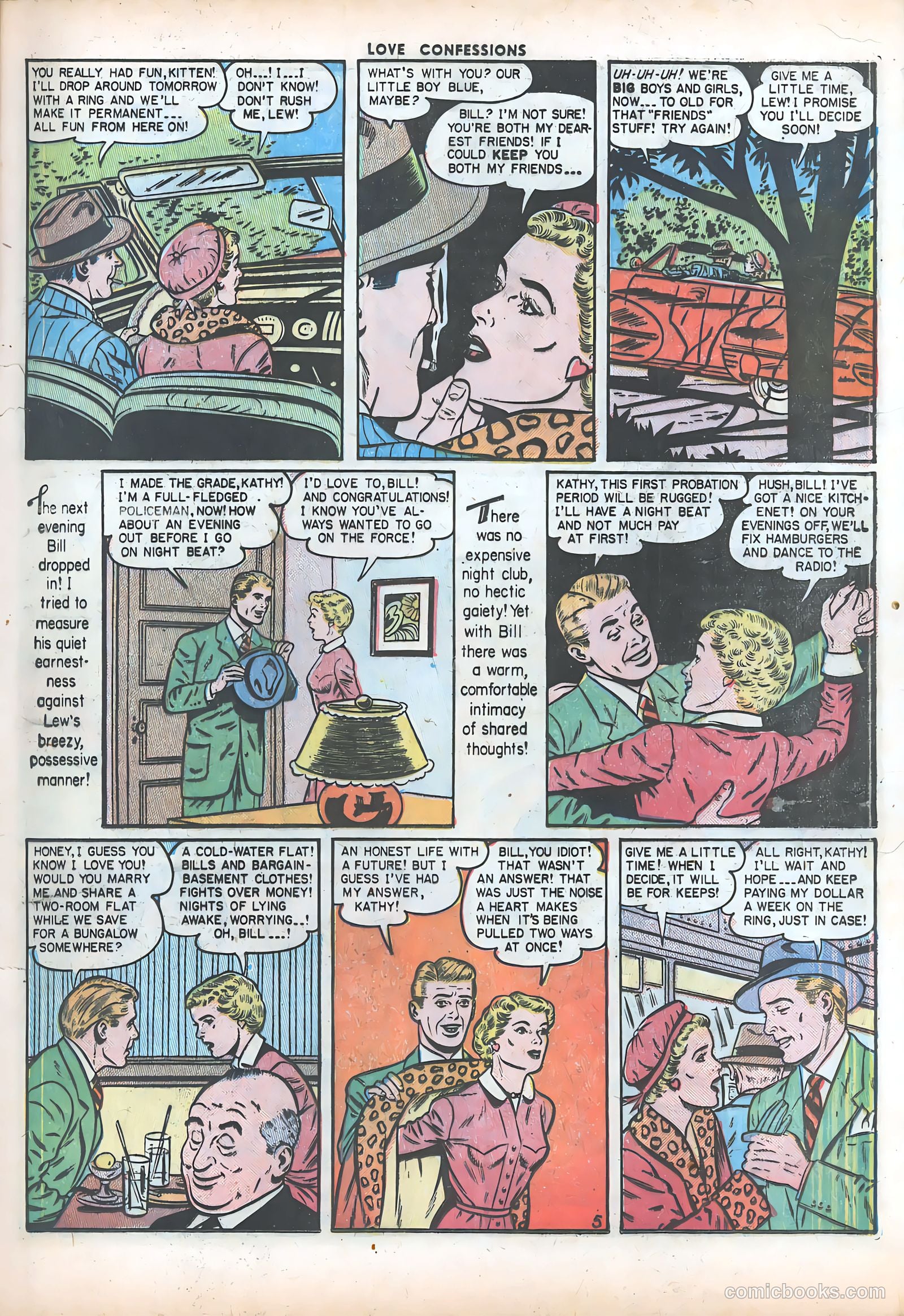 Love Confessions #10 (1951) — page 9 of 57