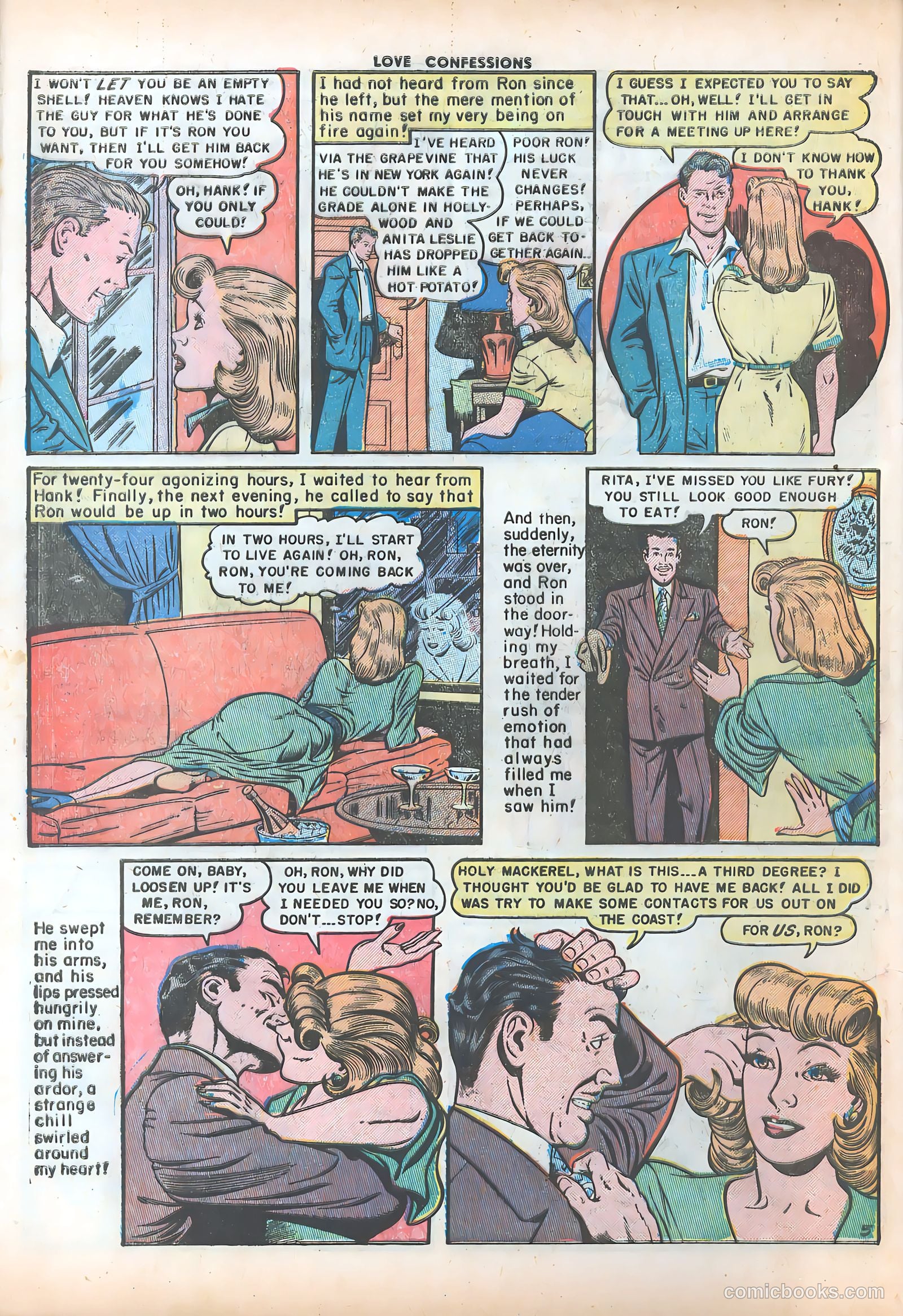 Love Confessions #10 (1951) — page 18 of 57