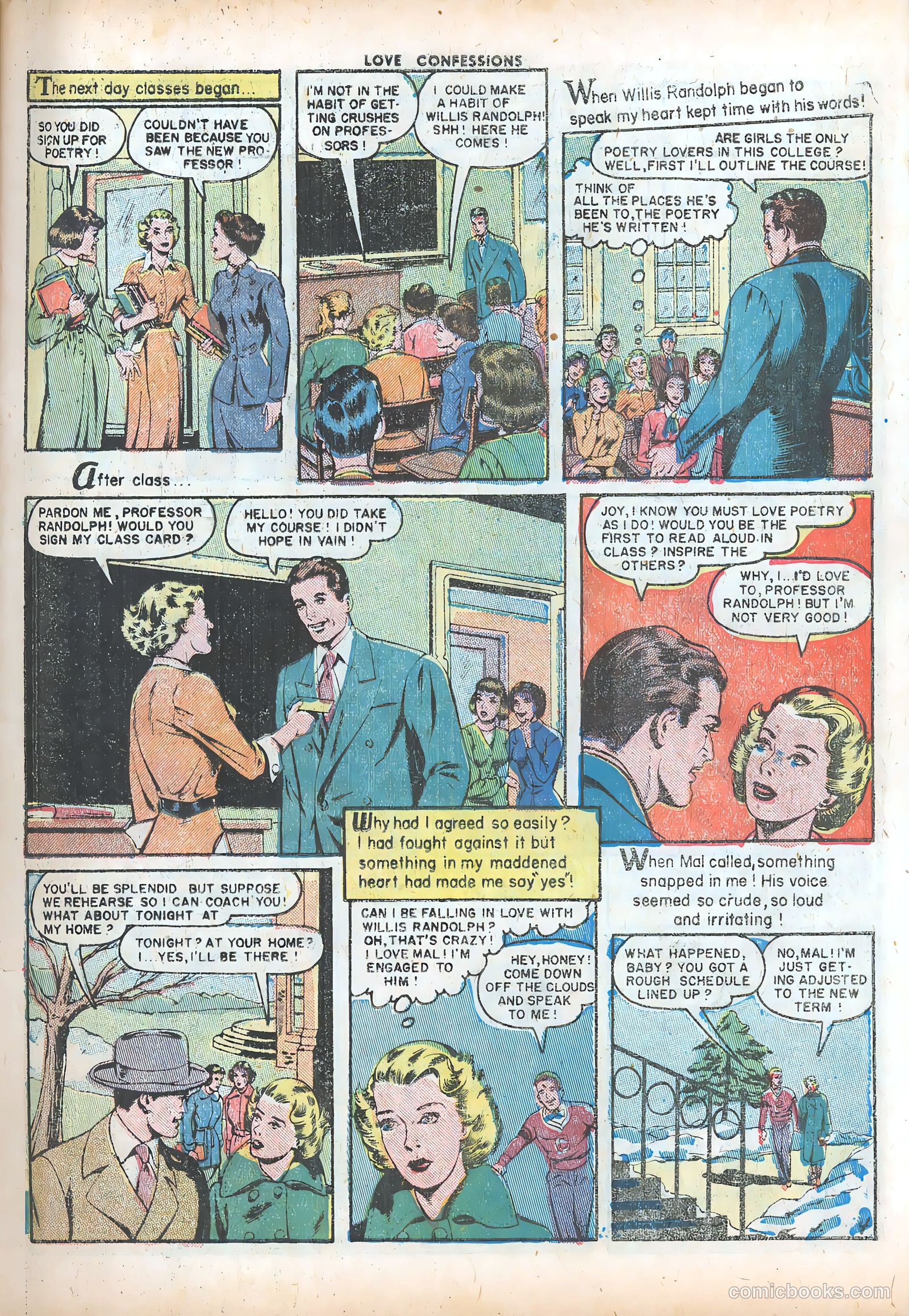 Love Confessions #10 (1951) — page 23 of 57