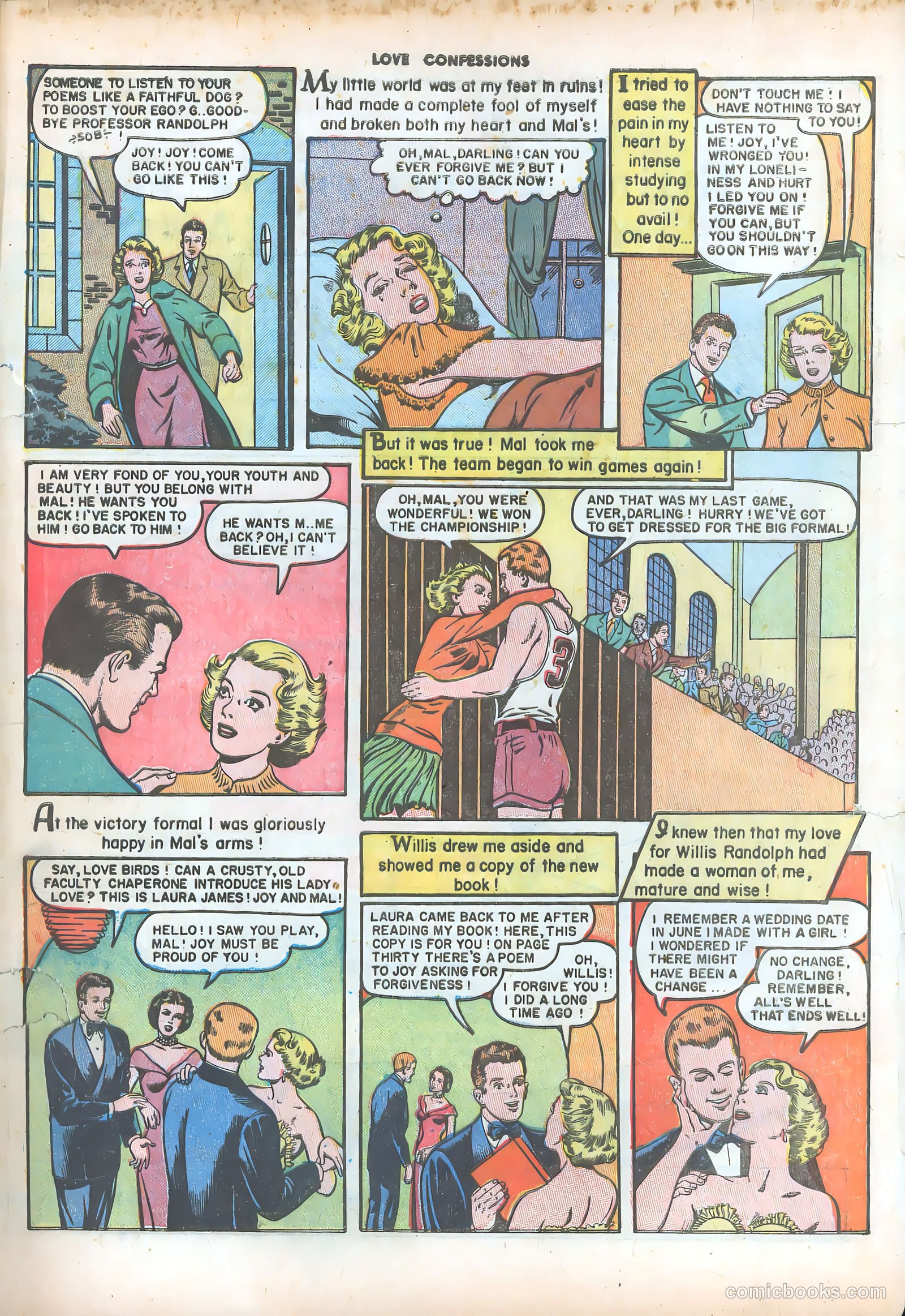 Love Confessions #10 (1951) — page 27 of 57
