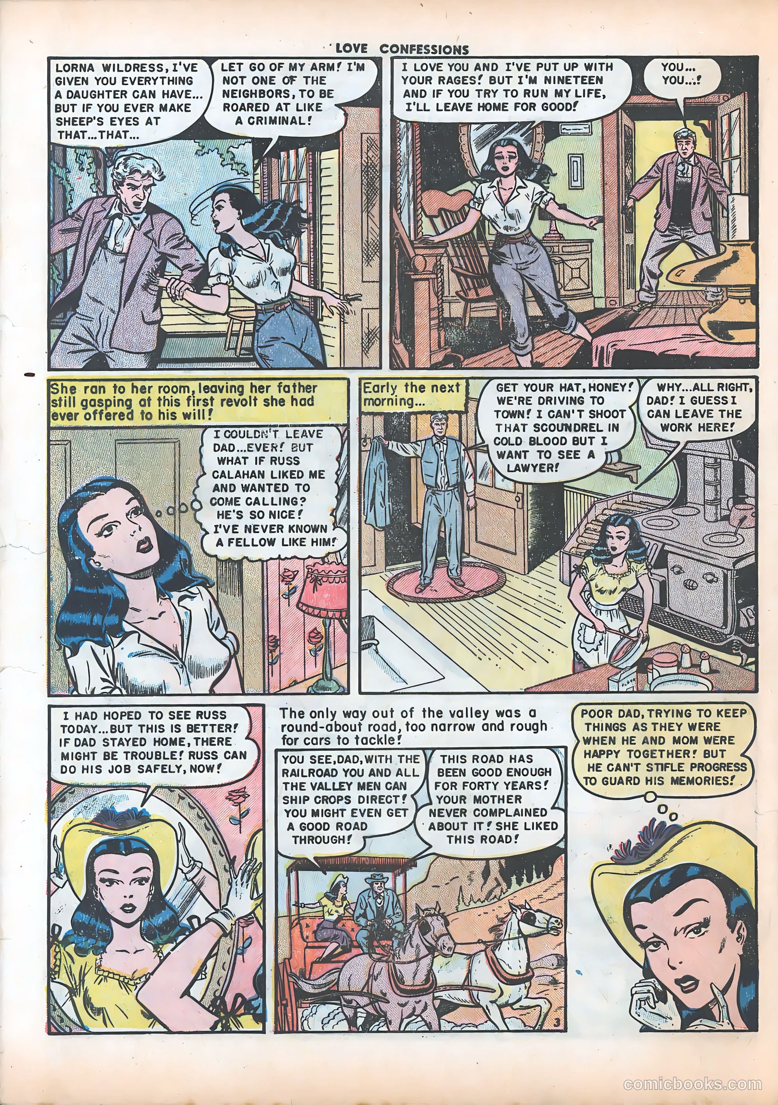 Love Confessions #10 (1951) — page 31 of 57