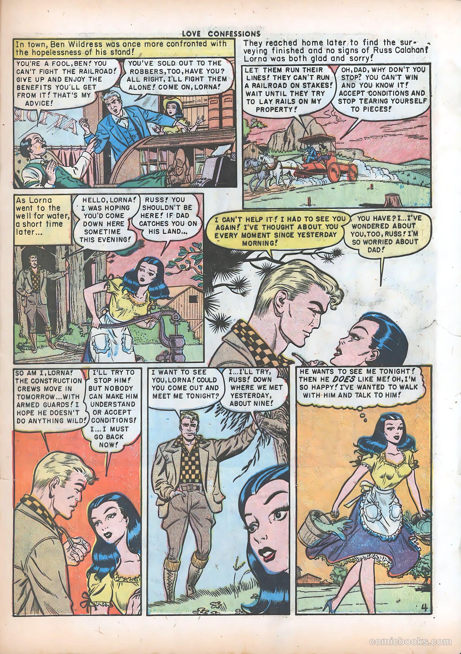Love Confessions #10 (1951) — page 32 of 57