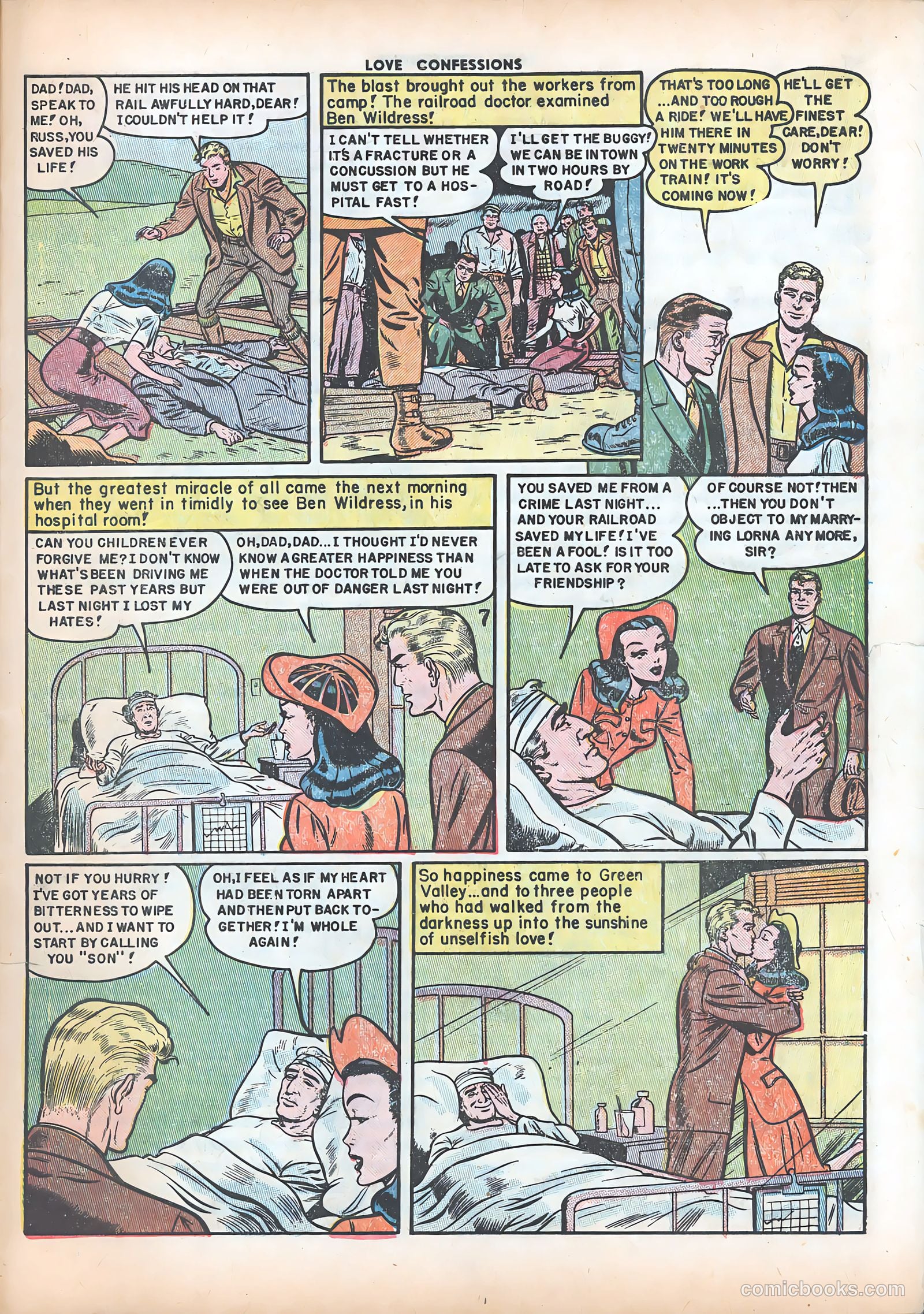 Love Confessions #10 (1951) — page 36 of 57