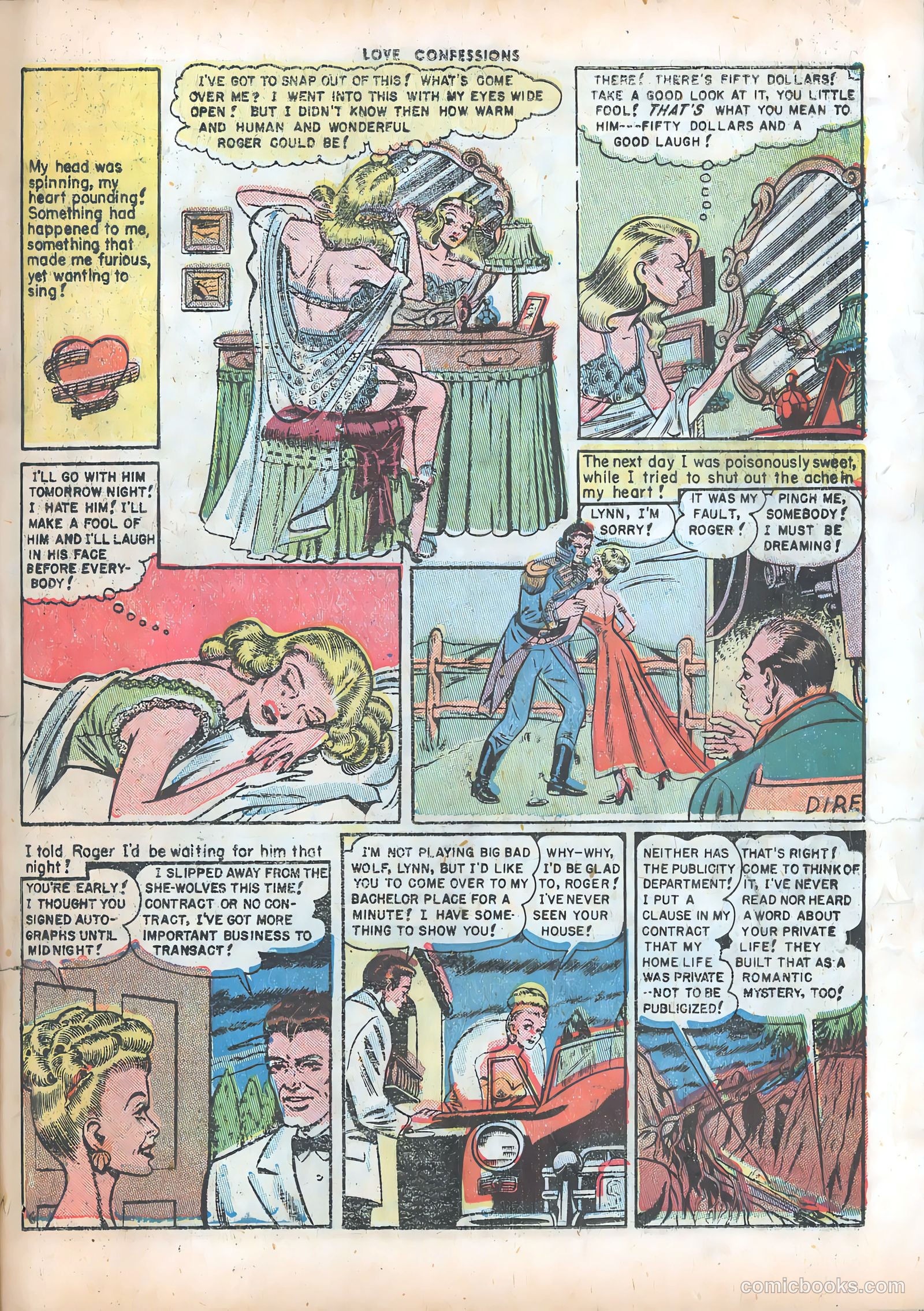 Love Confessions #10 (1951) — page 50 of 57