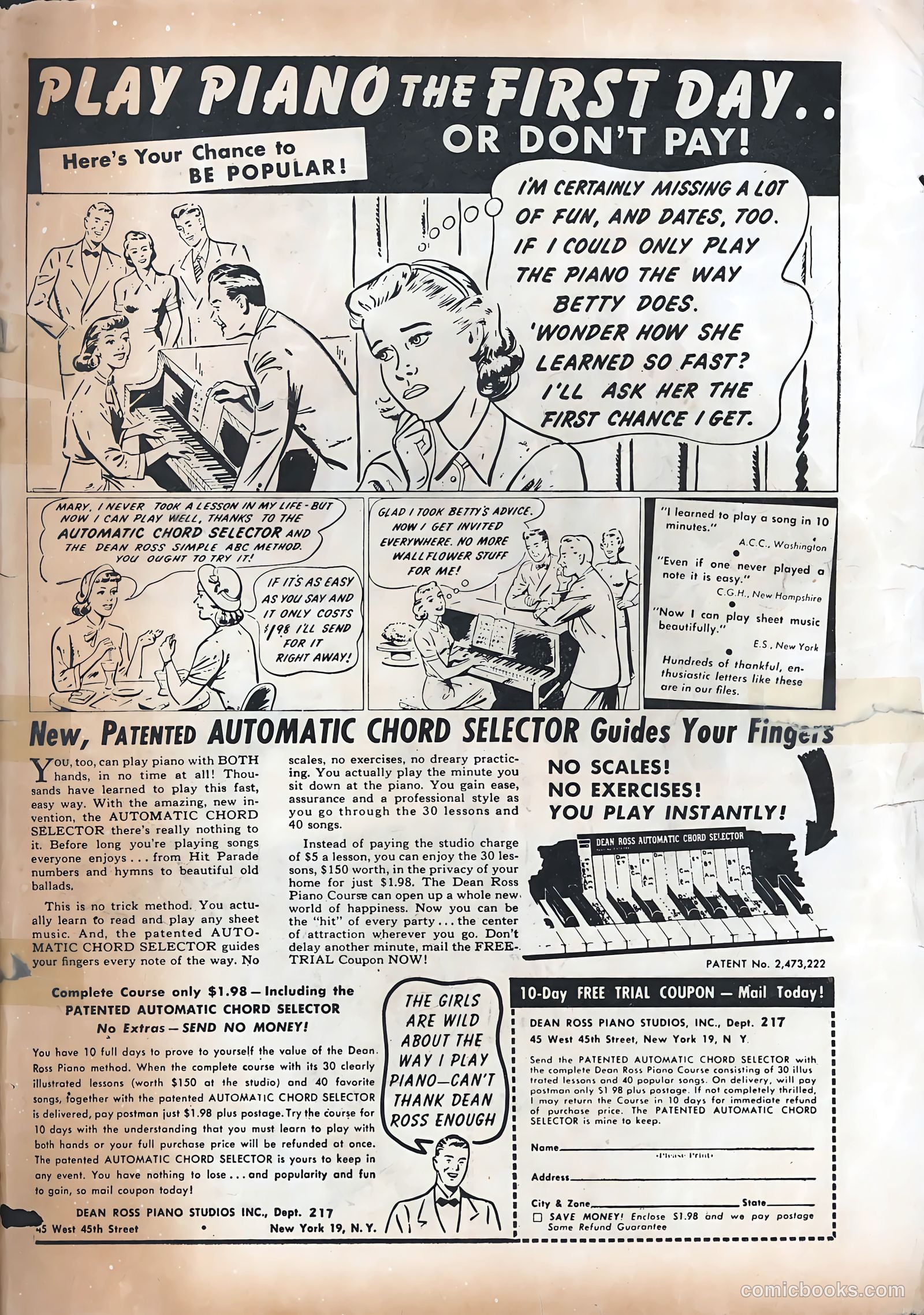Love Confessions #10 (1951) — page 56 of 57