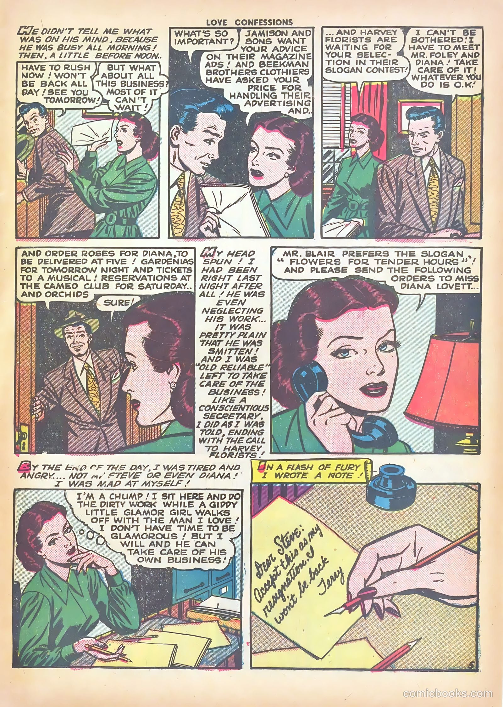 Love Confessions #11 (1951) — page 7 of 36