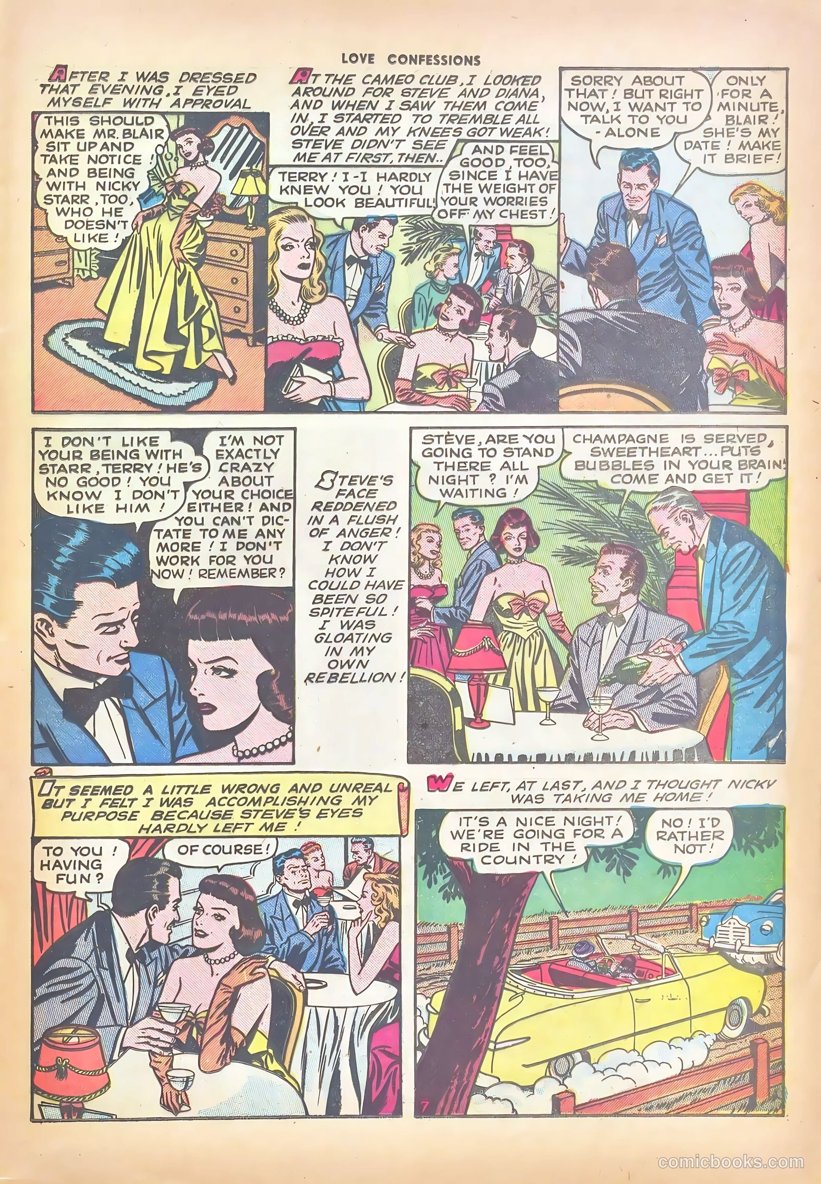 Love Confessions #11 (1951) — page 9 of 36