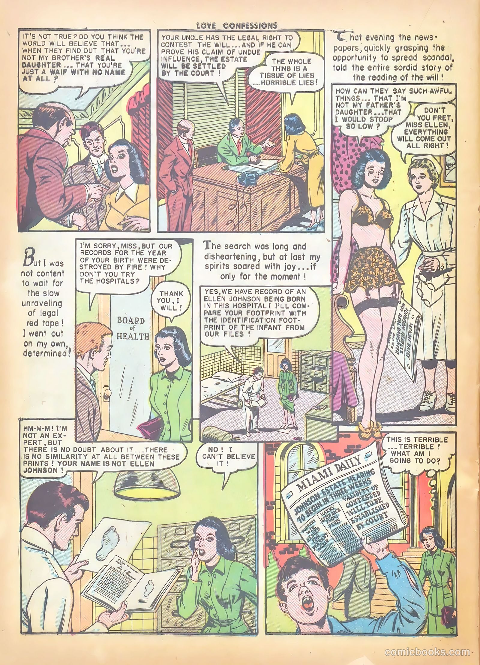Love Confessions #11 (1951) — page 20 of 36