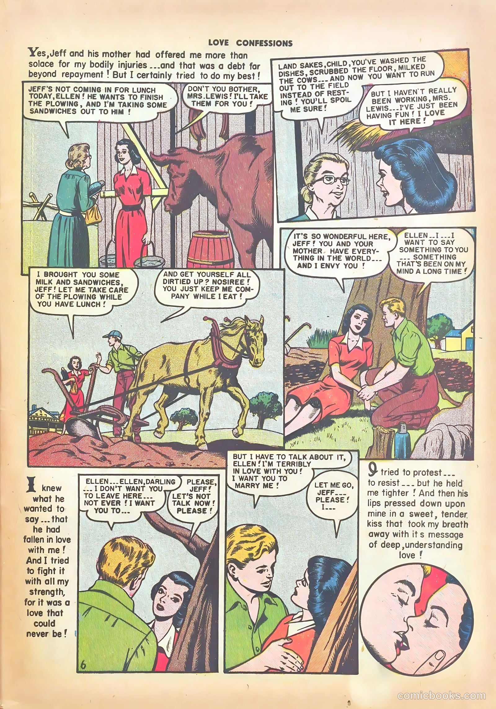 Love Confessions #11 (1951) — page 23 of 36
