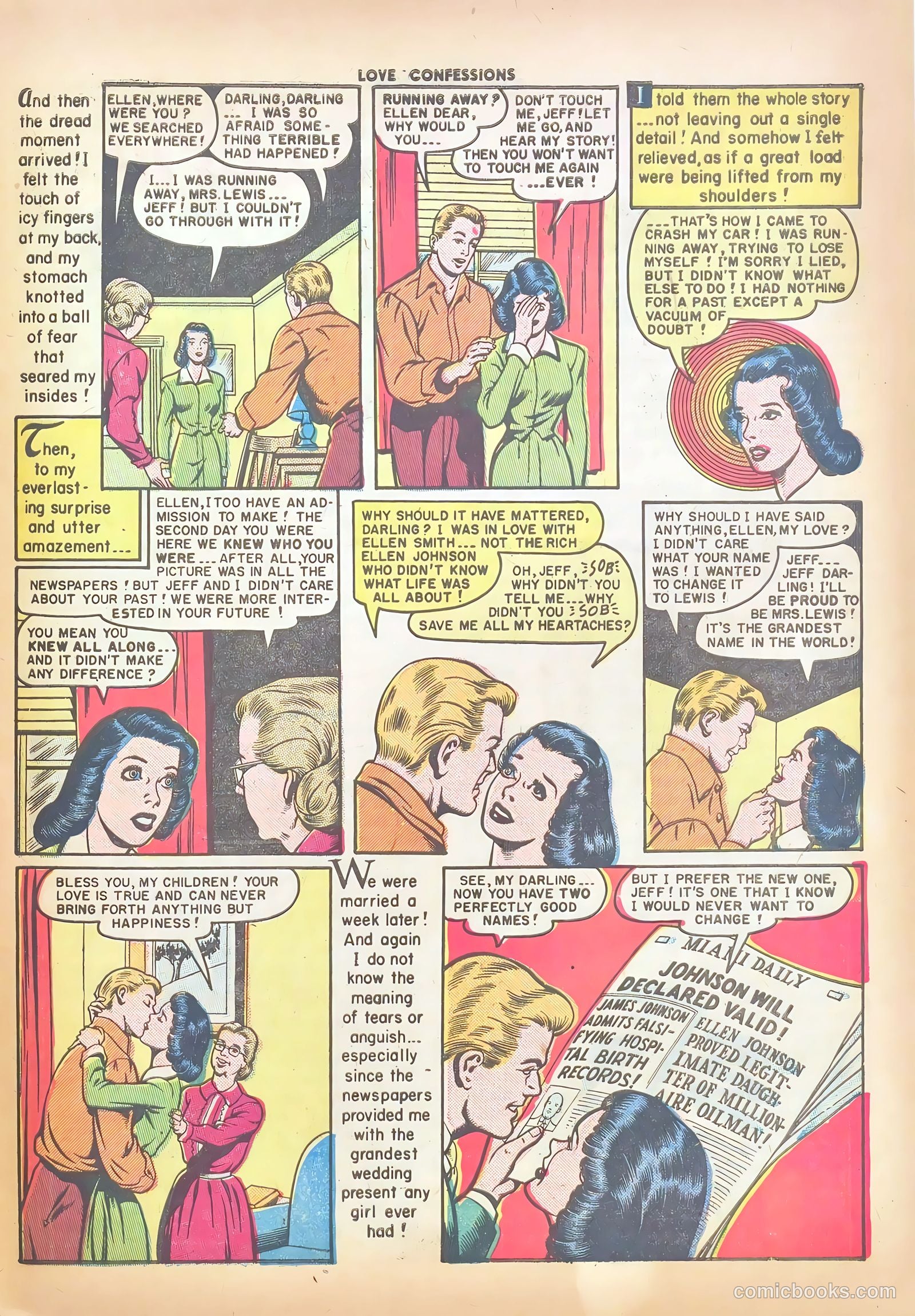 Love Confessions #11 (1951) — page 25 of 36