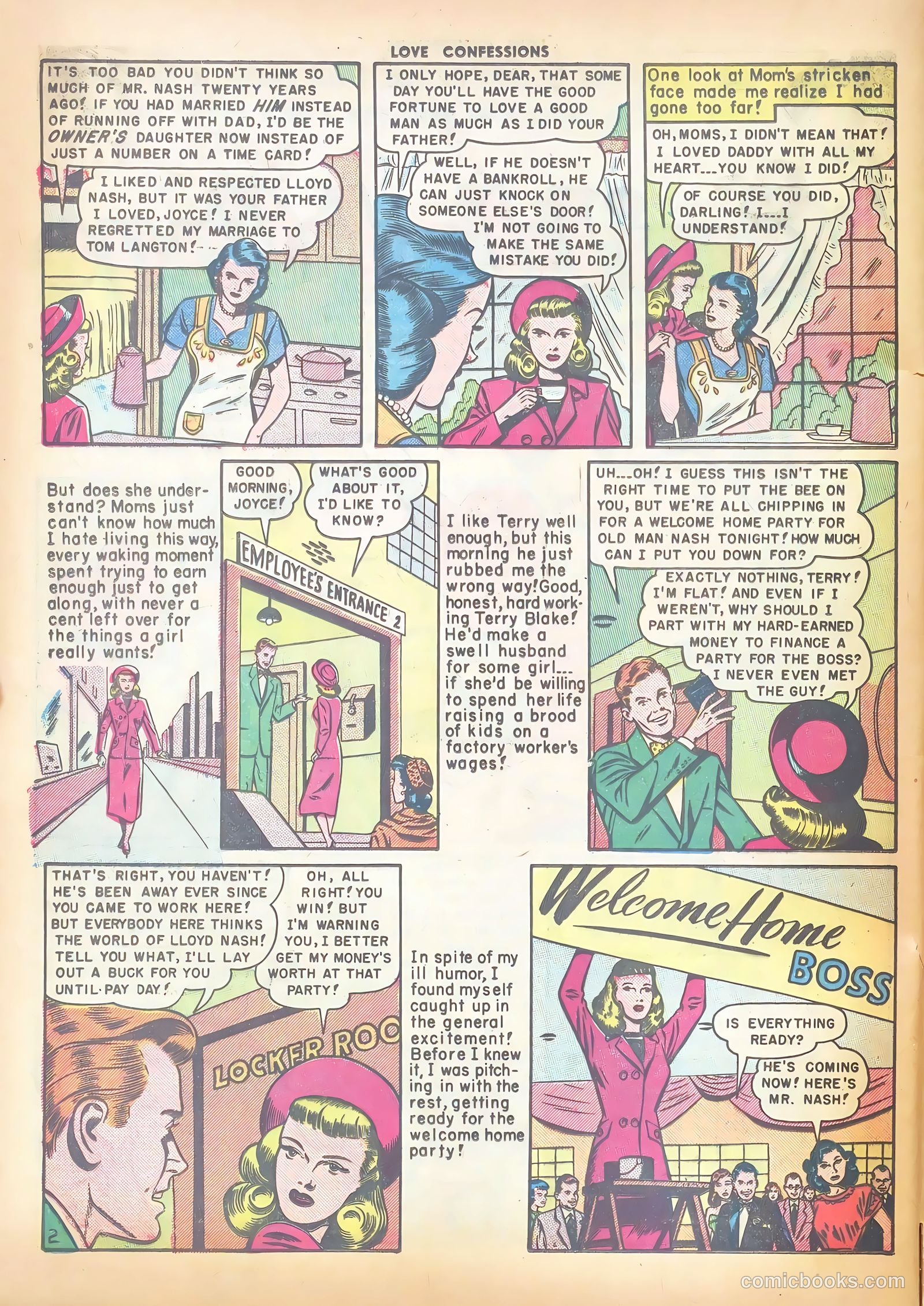Love Confessions #11 (1951) — page 28 of 36