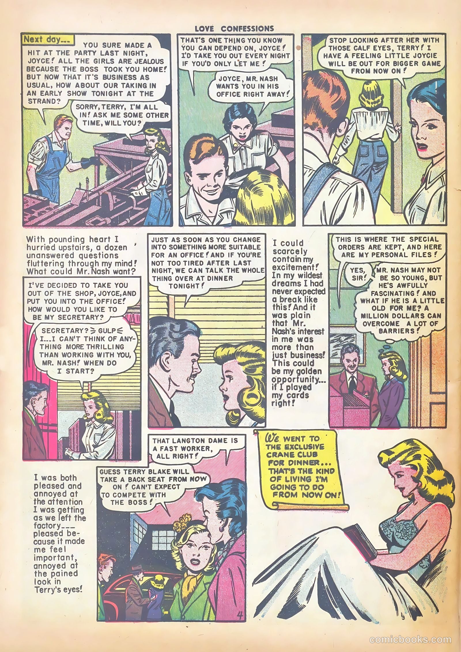Love Confessions #11 (1951) — page 30 of 36