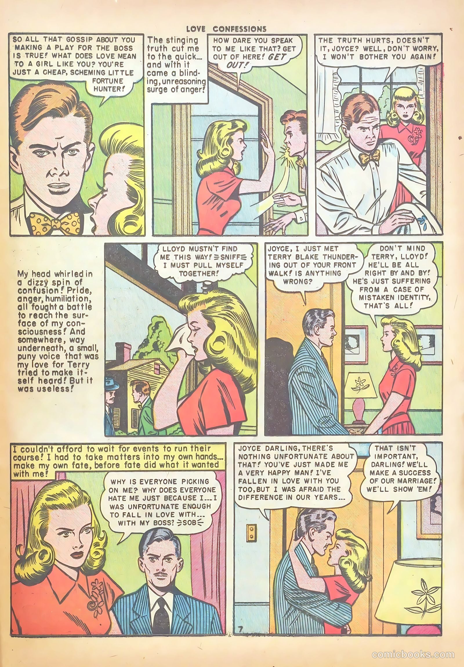 Love Confessions #11 (1951) — page 33 of 36