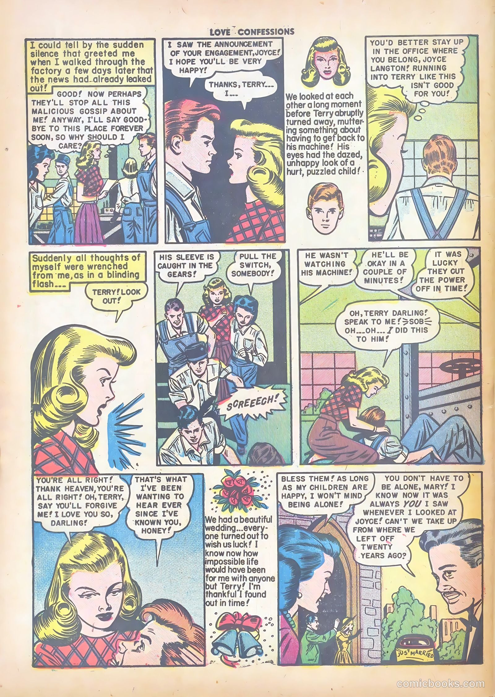 Love Confessions #11 (1951) — page 34 of 36
