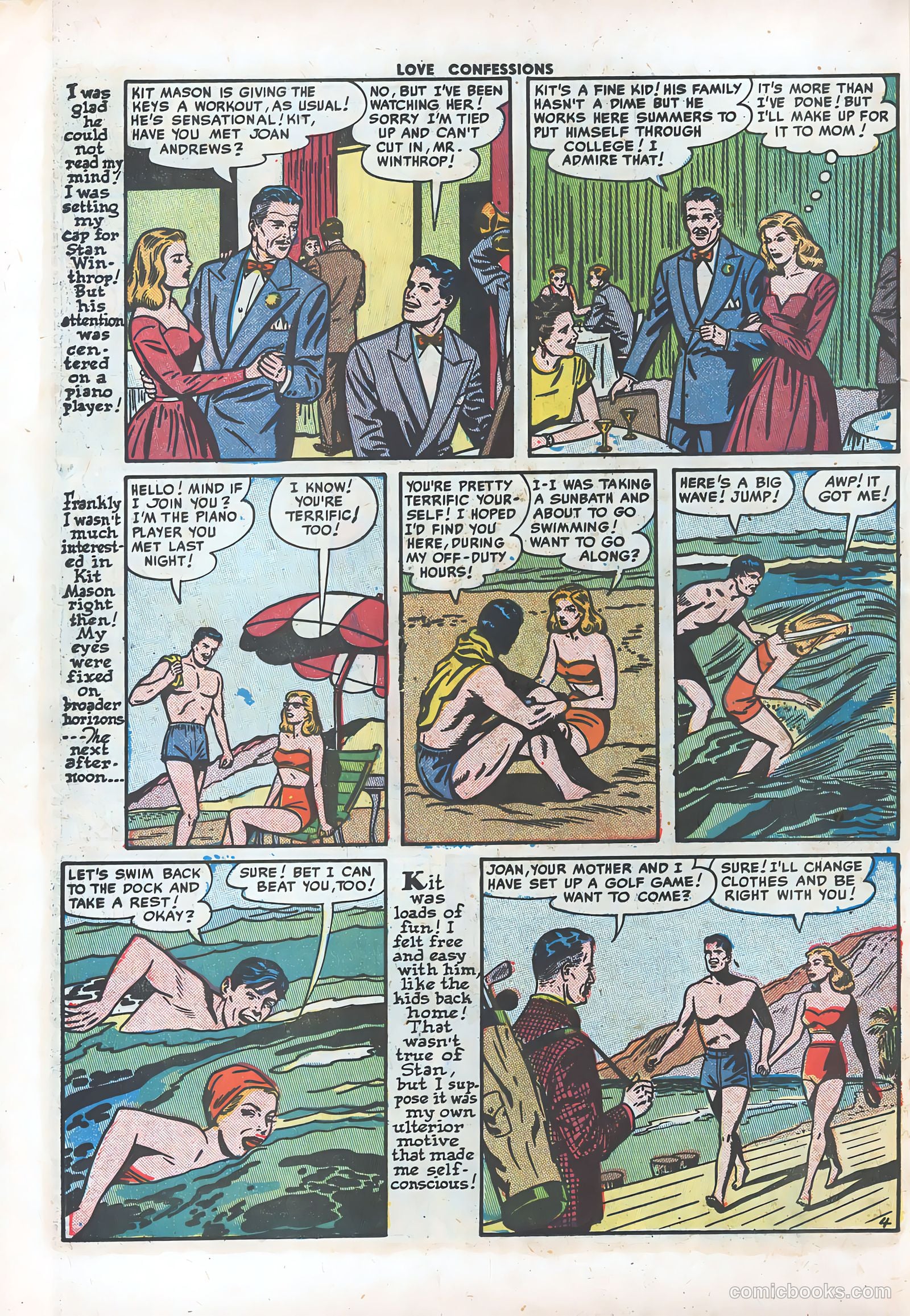 Love Confessions #12 (1951) — page 6 of 36