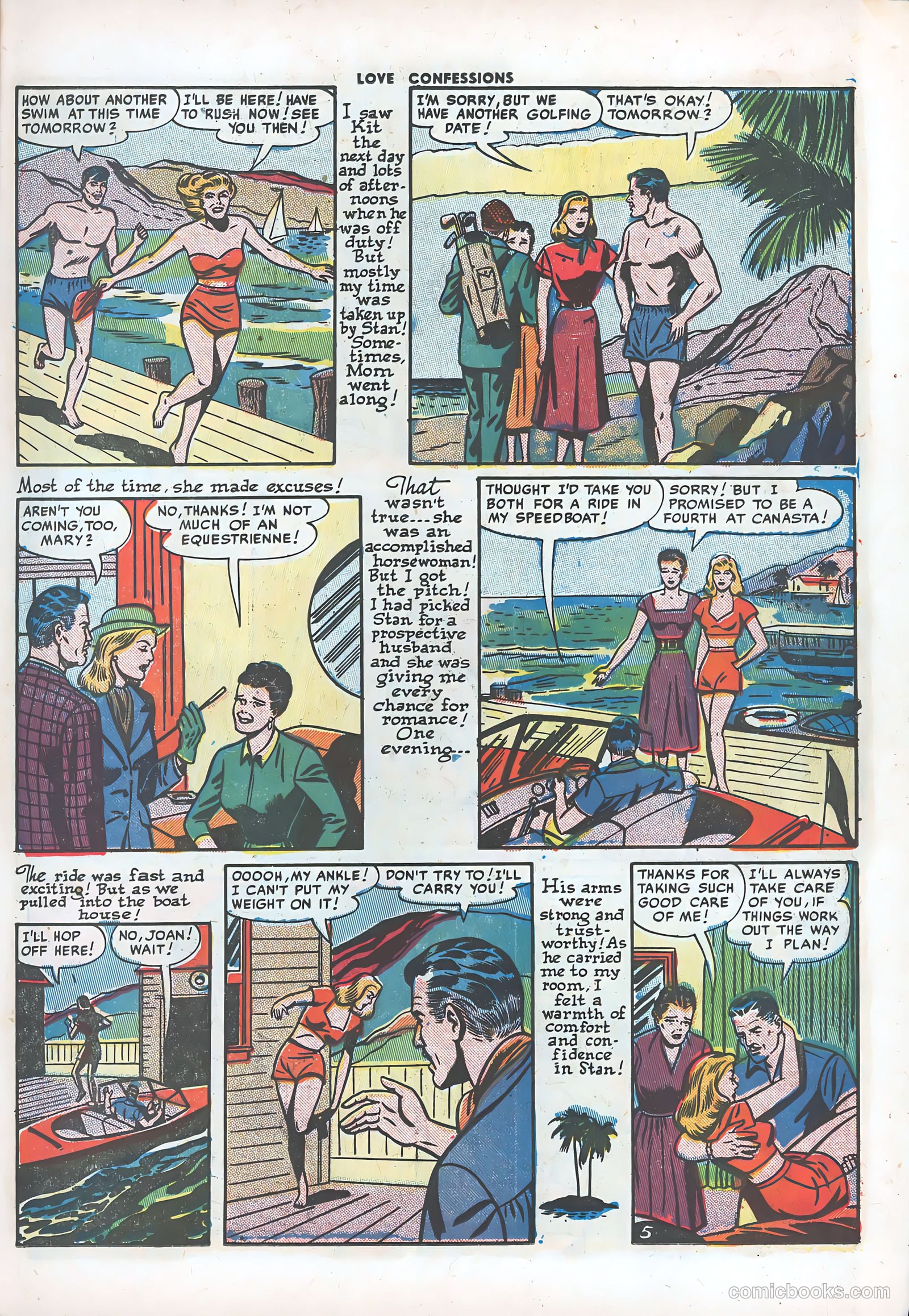 Love Confessions #12 (1951) — page 7 of 36