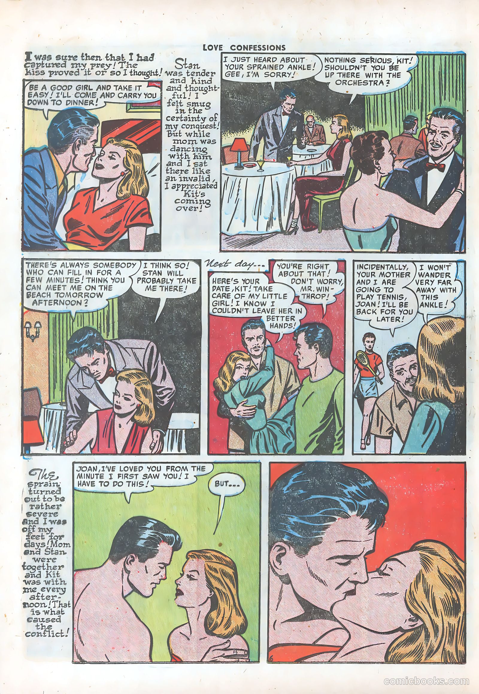 Love Confessions #12 (1951) — page 8 of 36