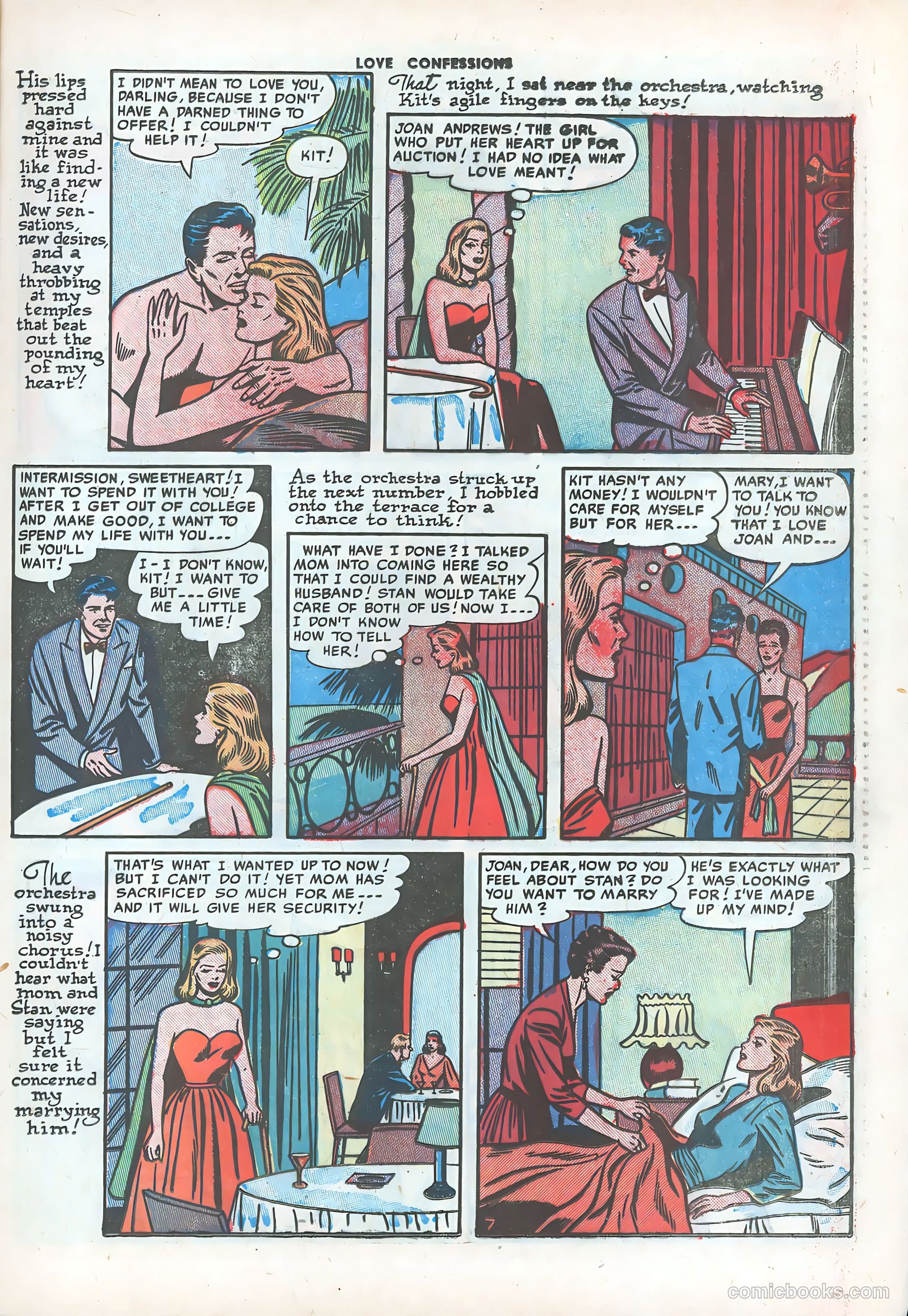Love Confessions #12 (1951) — page 9 of 36