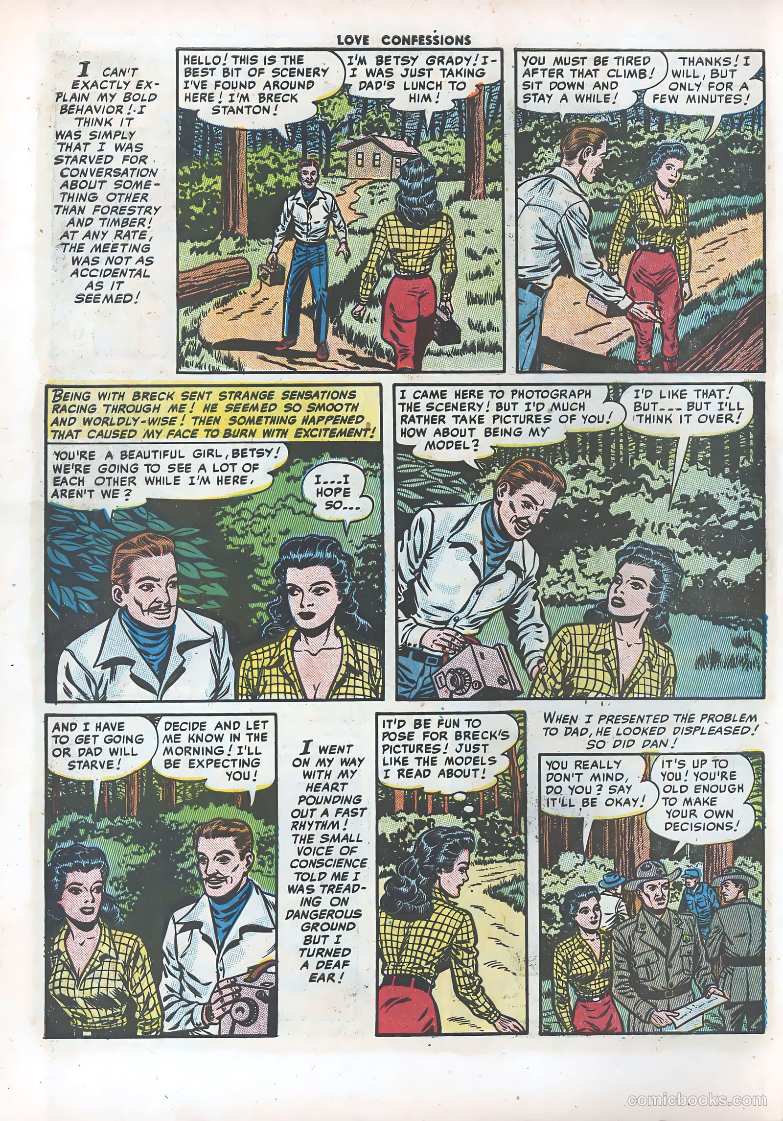 Love Confessions #12 (1951) — page 14 of 36