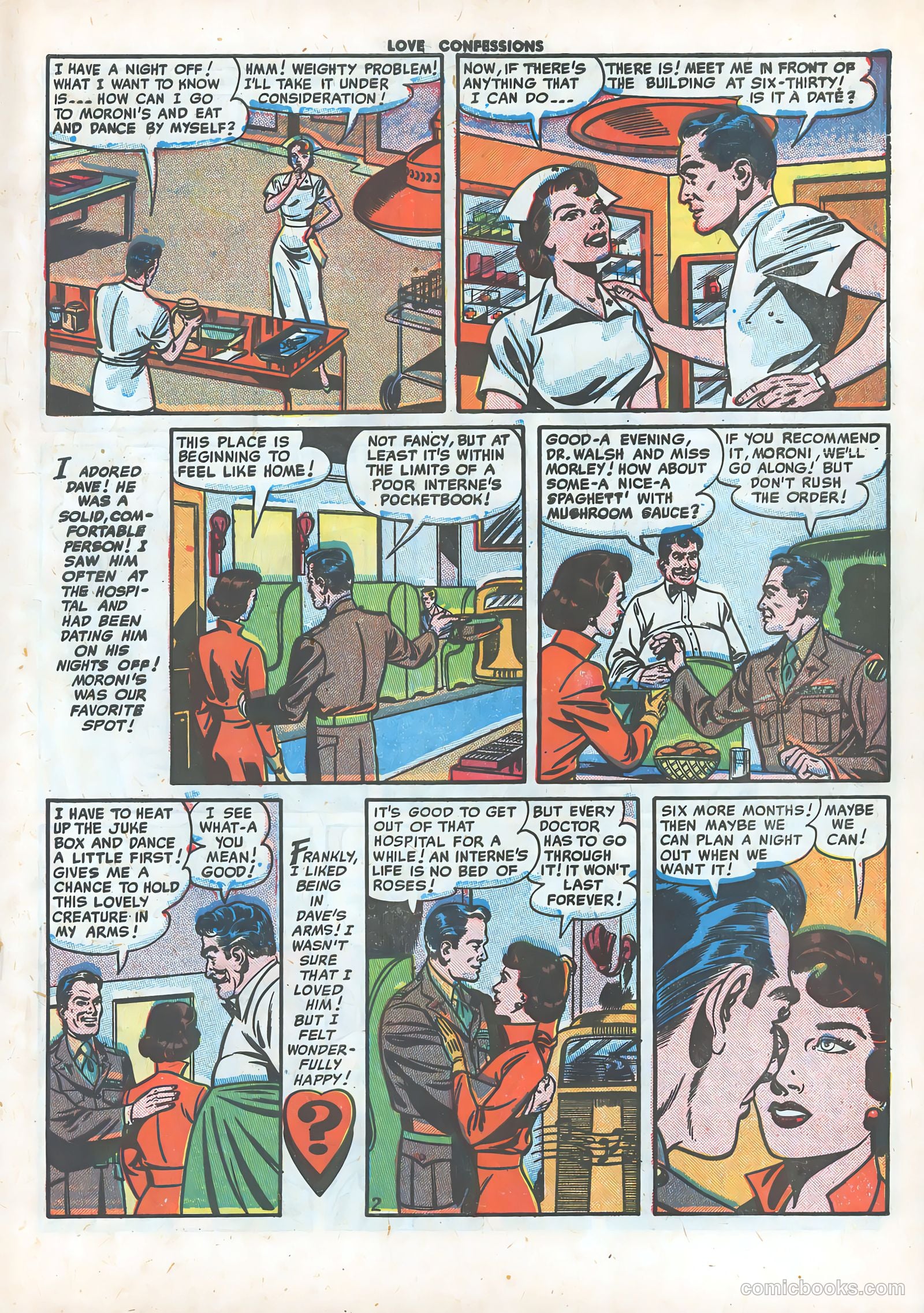 Love Confessions #12 (1951) — page 19 of 36