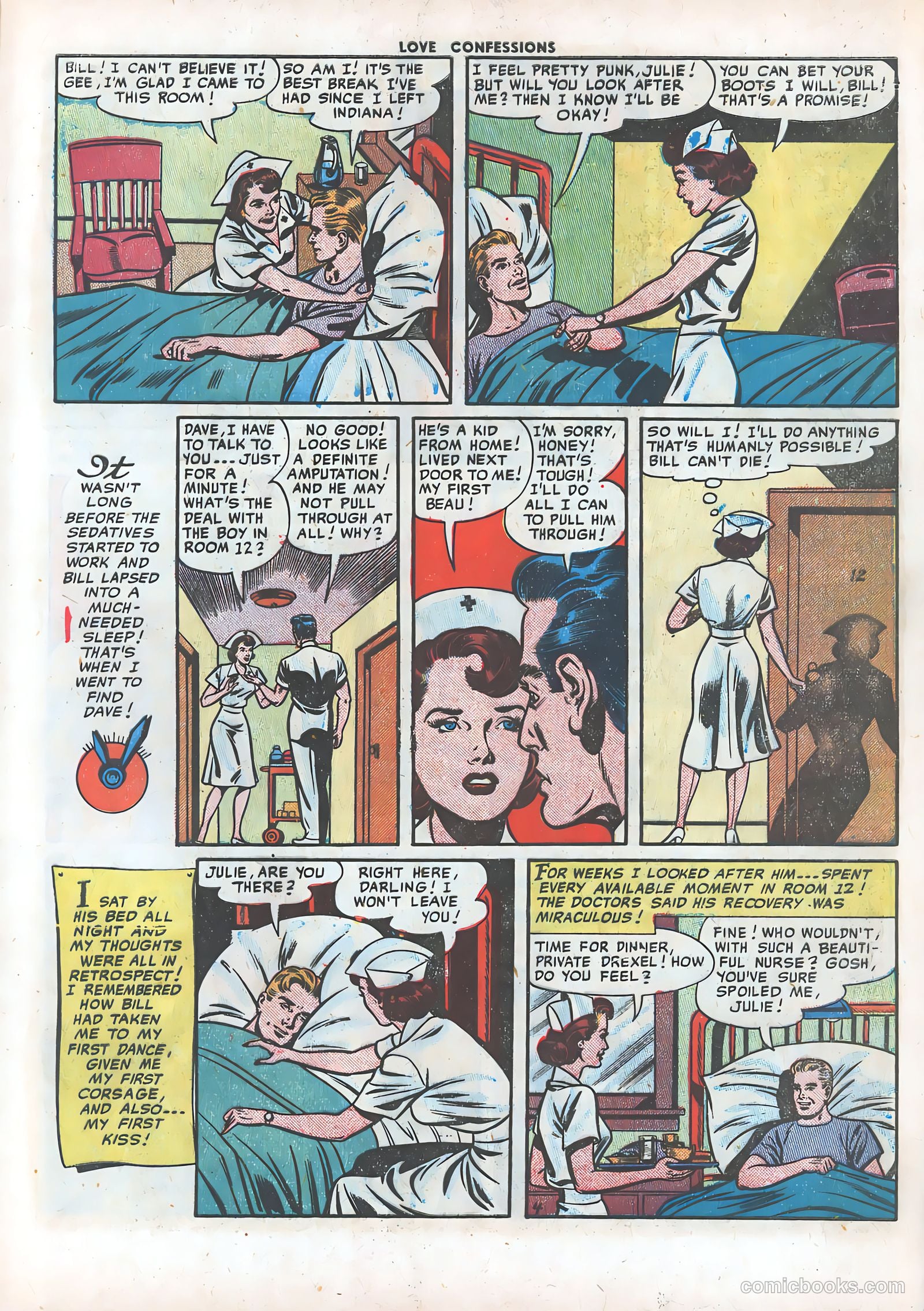 Love Confessions #12 (1951) — page 21 of 36