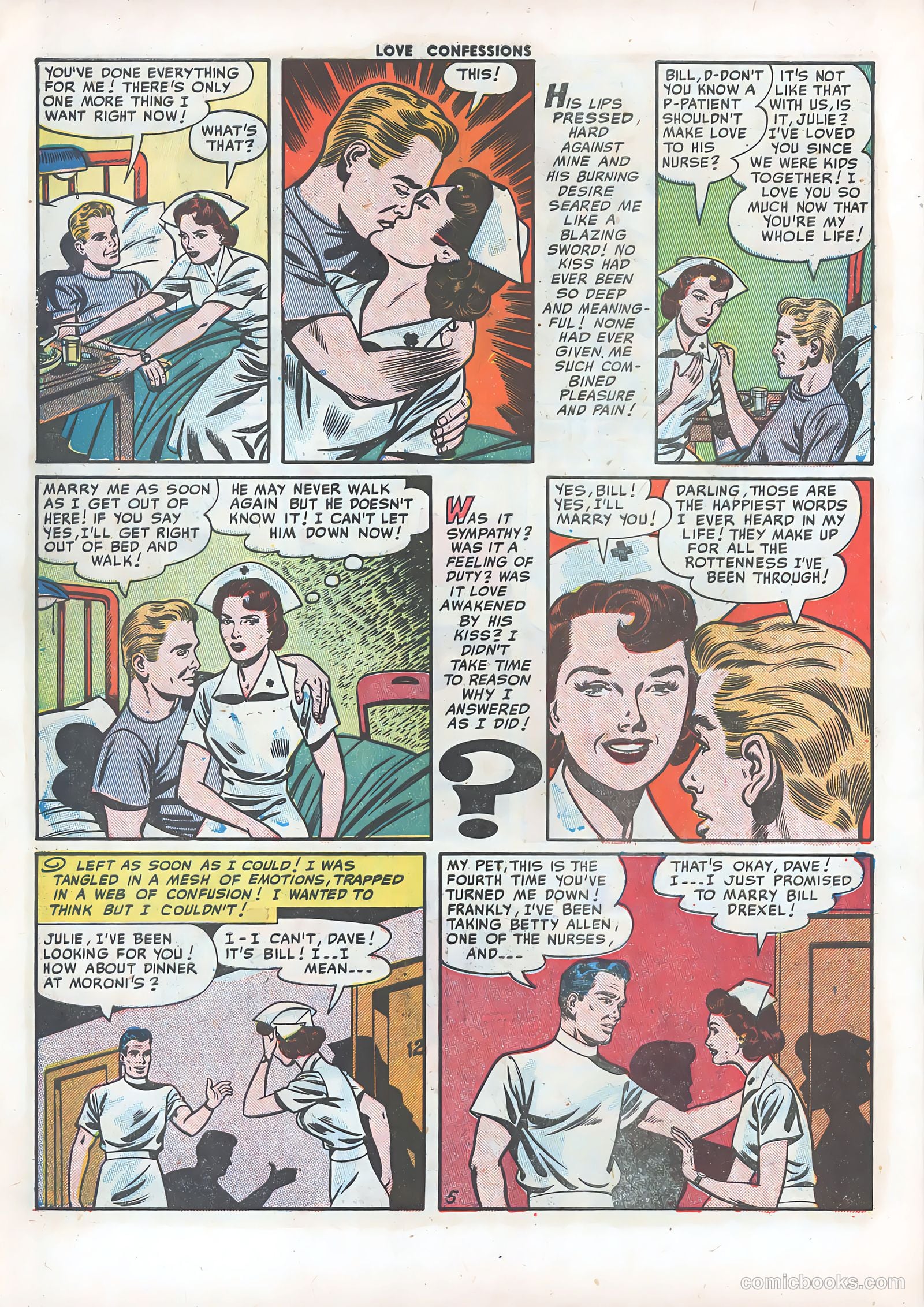 Love Confessions #12 (1951) — page 22 of 36